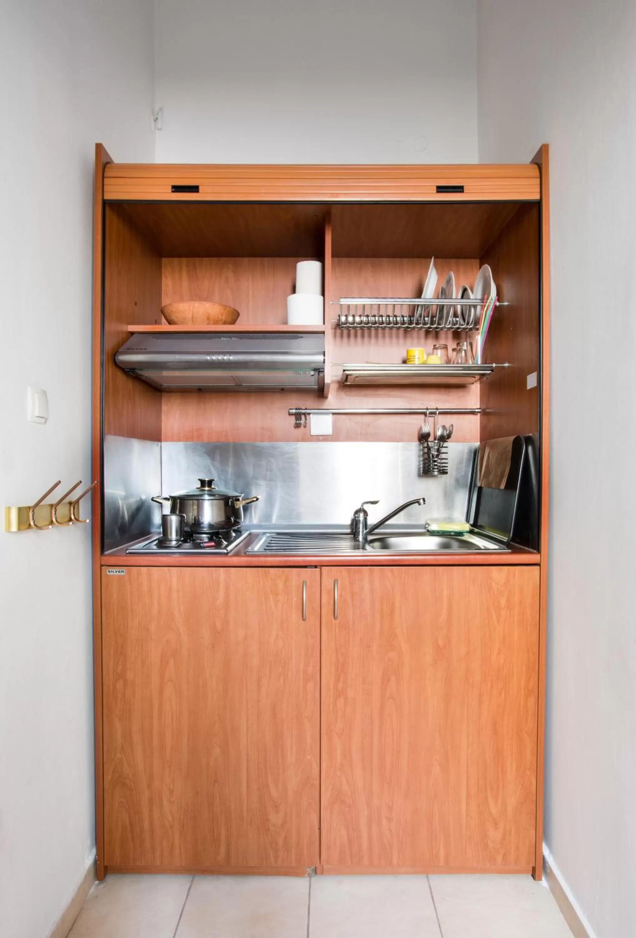 Kitchen or kitchenette in Hotel Fotini
