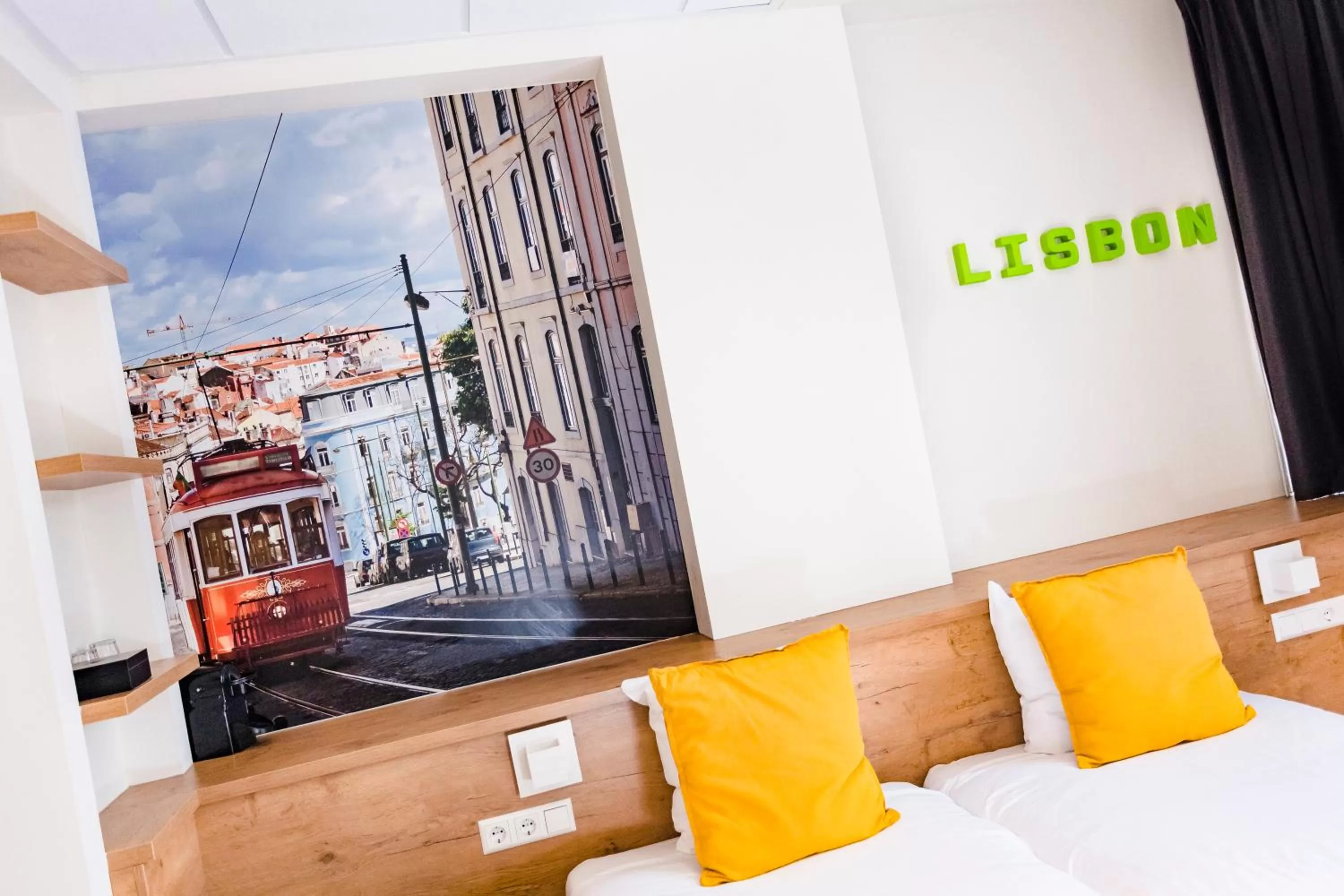 Bed in Citiez Hotel Amsterdam