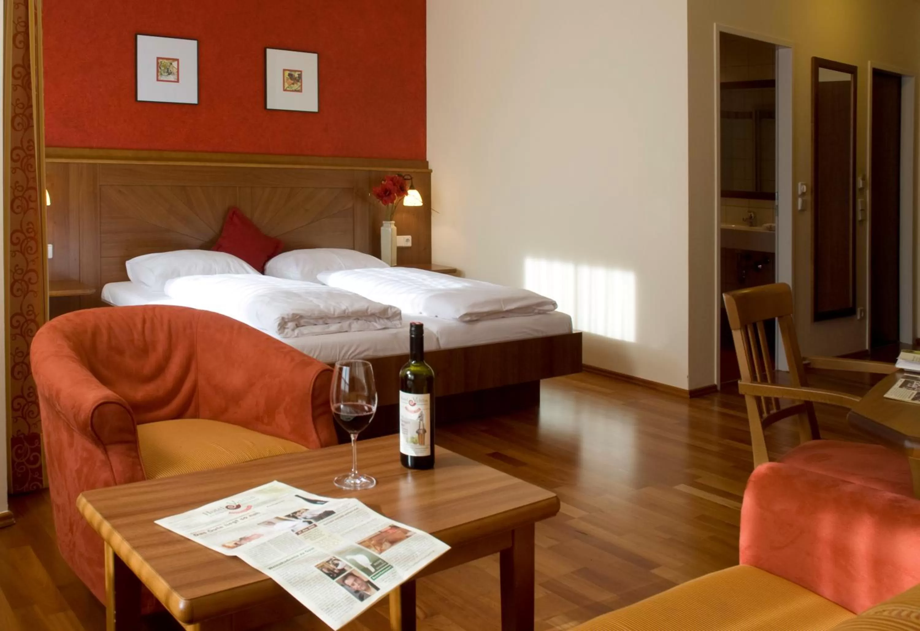 Photo of the whole room, Bed in Hotel Neustifter