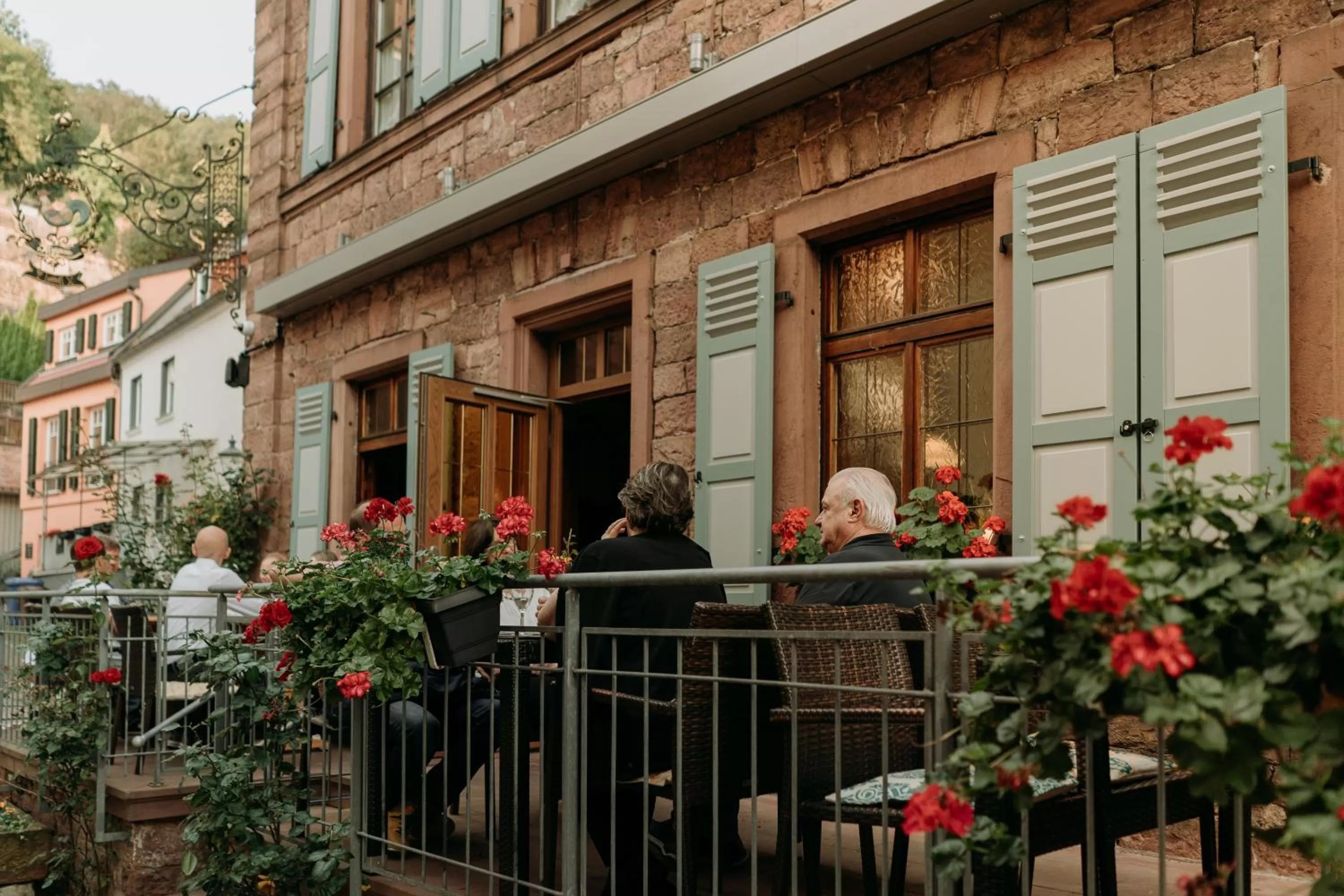 Patio in Fränkischer Gasthof-Hotel zum Koppen