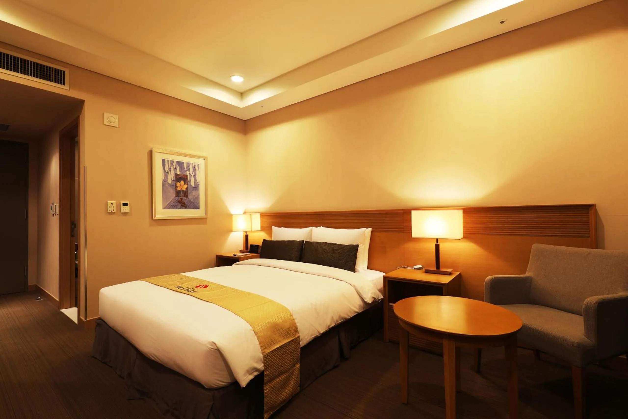 Bed in Bridge Hotel Incheon Songdo