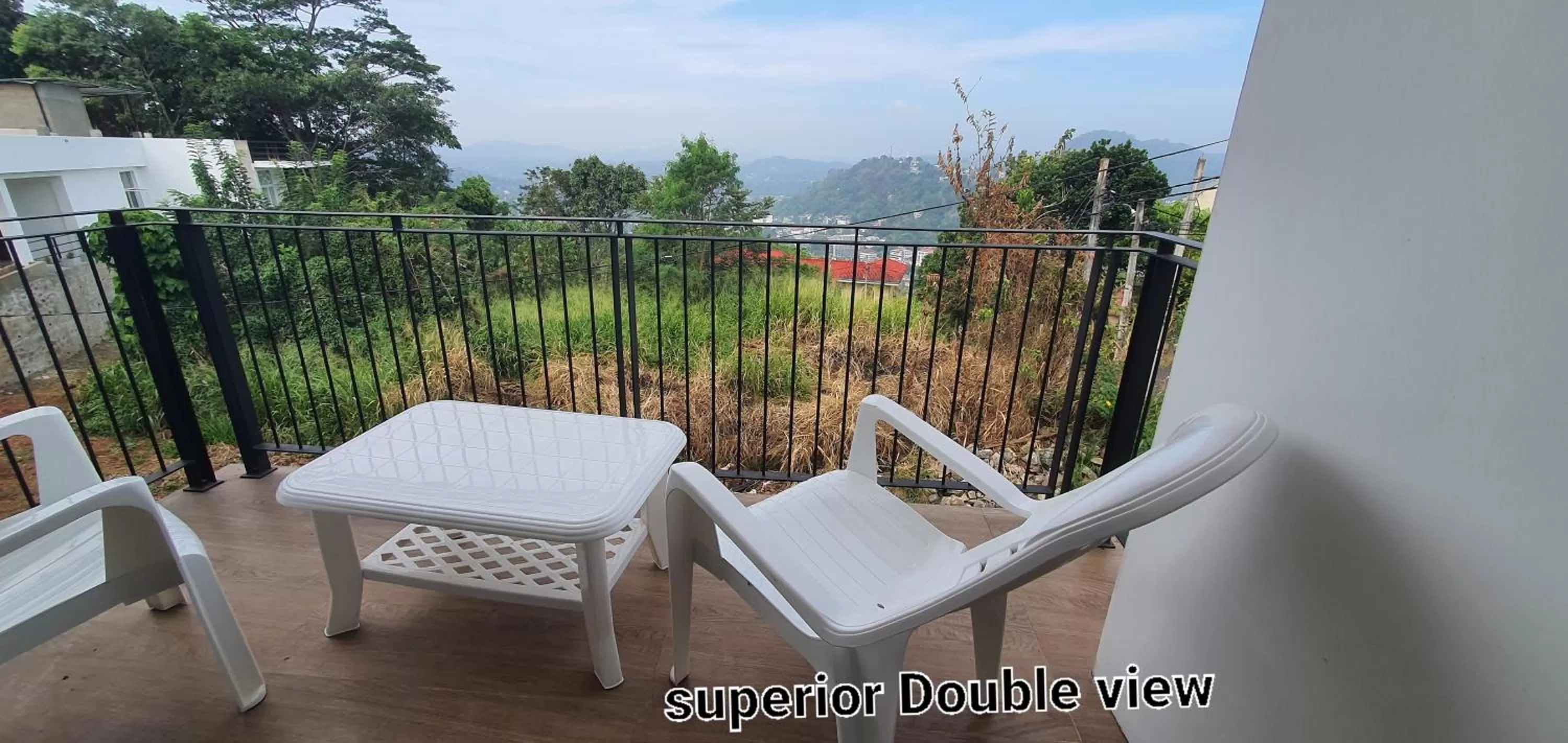Balcony/Terrace in Hotel Kandyan View ''Free pickup from Kandy city''