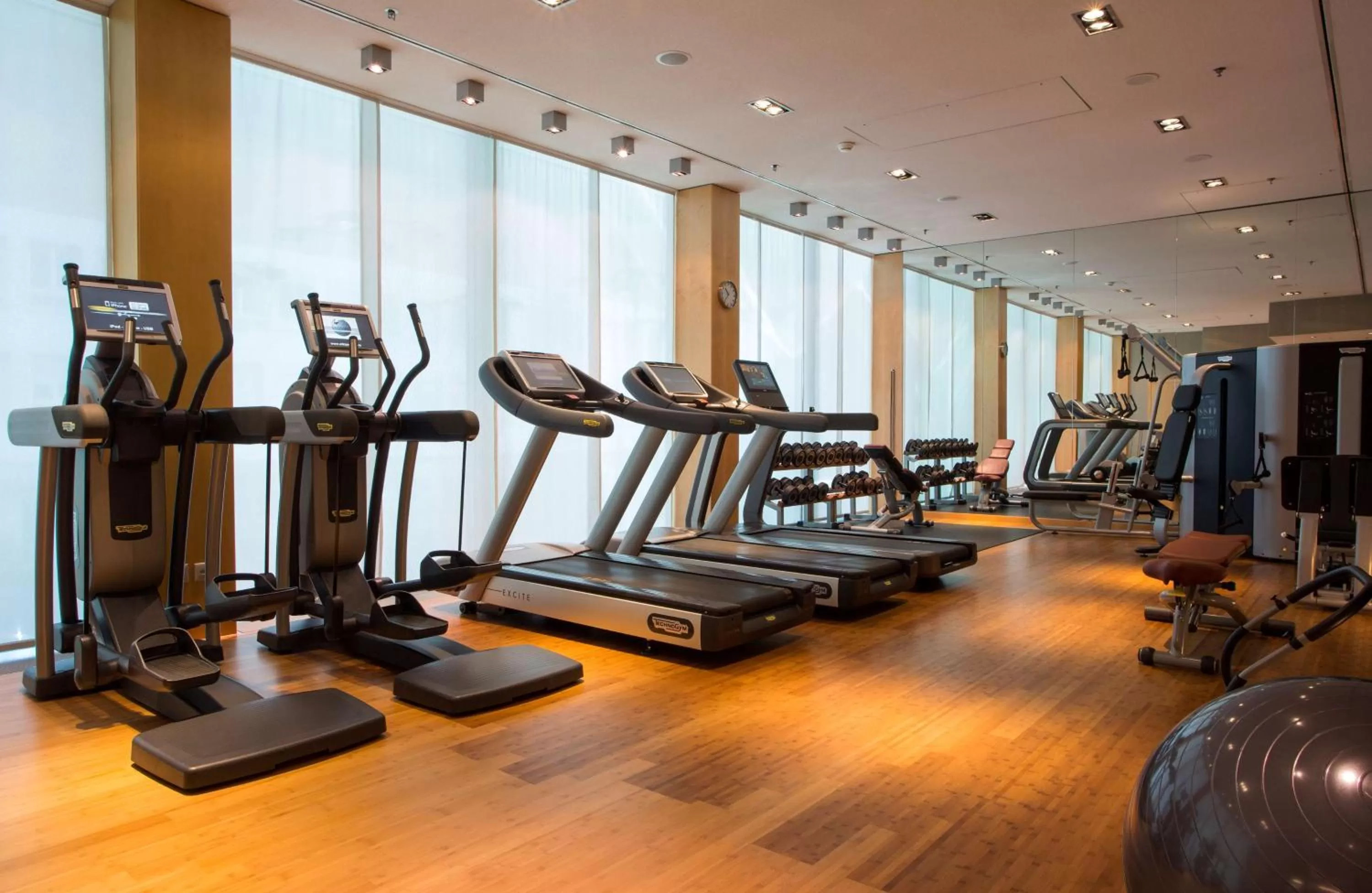 Fitness centre/facilities in Park Hyatt Zurich – City Center Luxury
