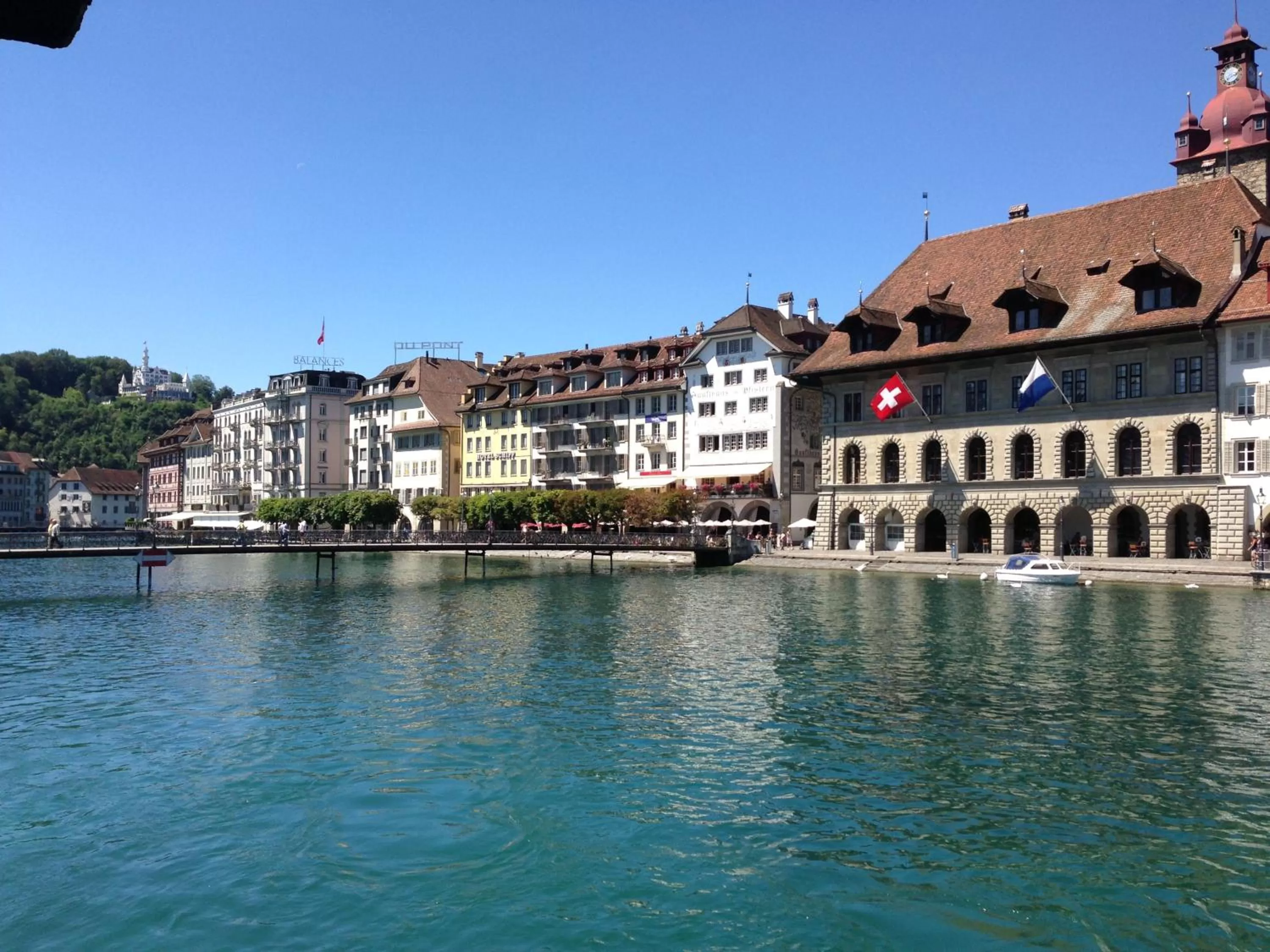 Nearby landmark in Hotel Monopol Luzern