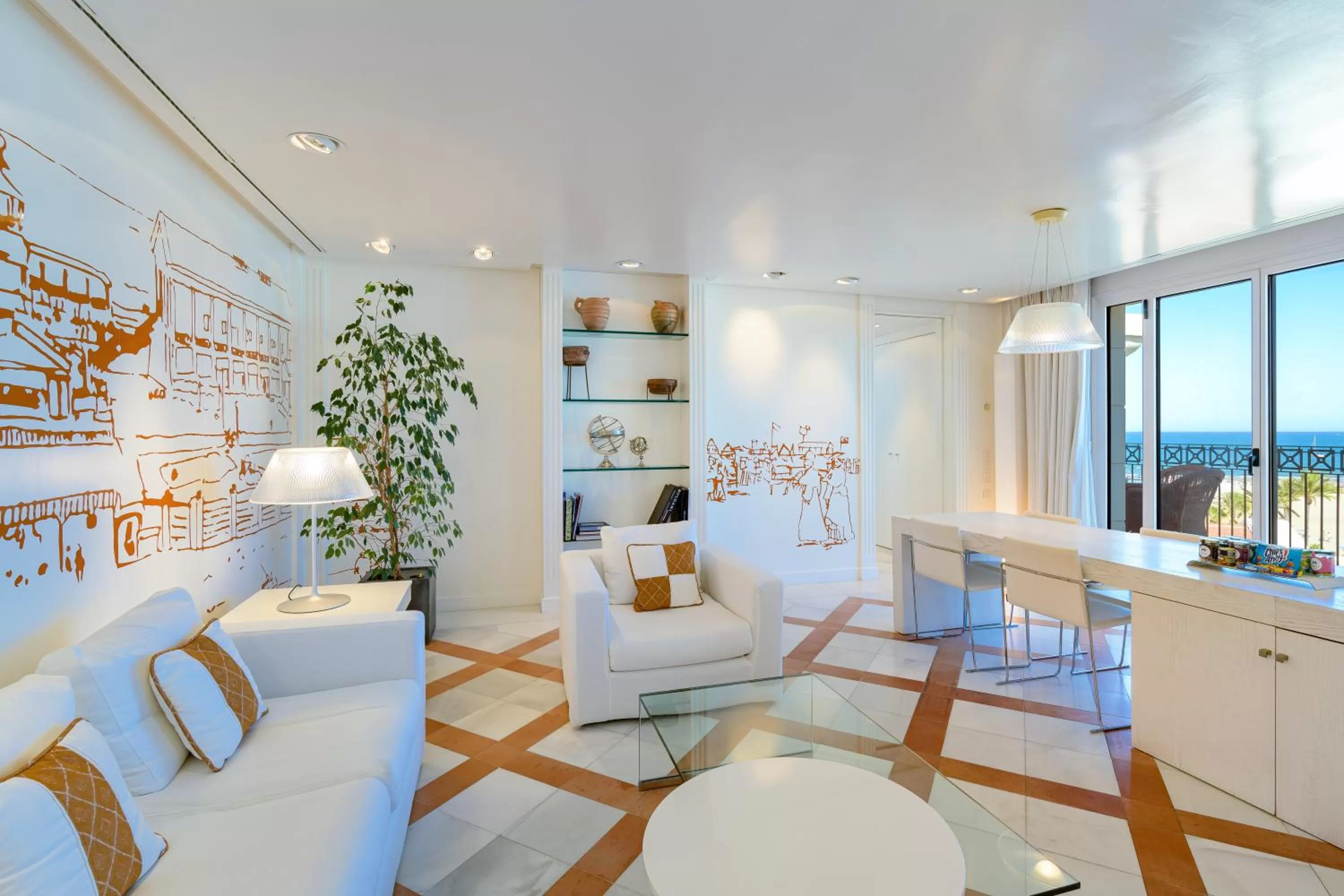 Seating area in Las Arenas Balneario Resort