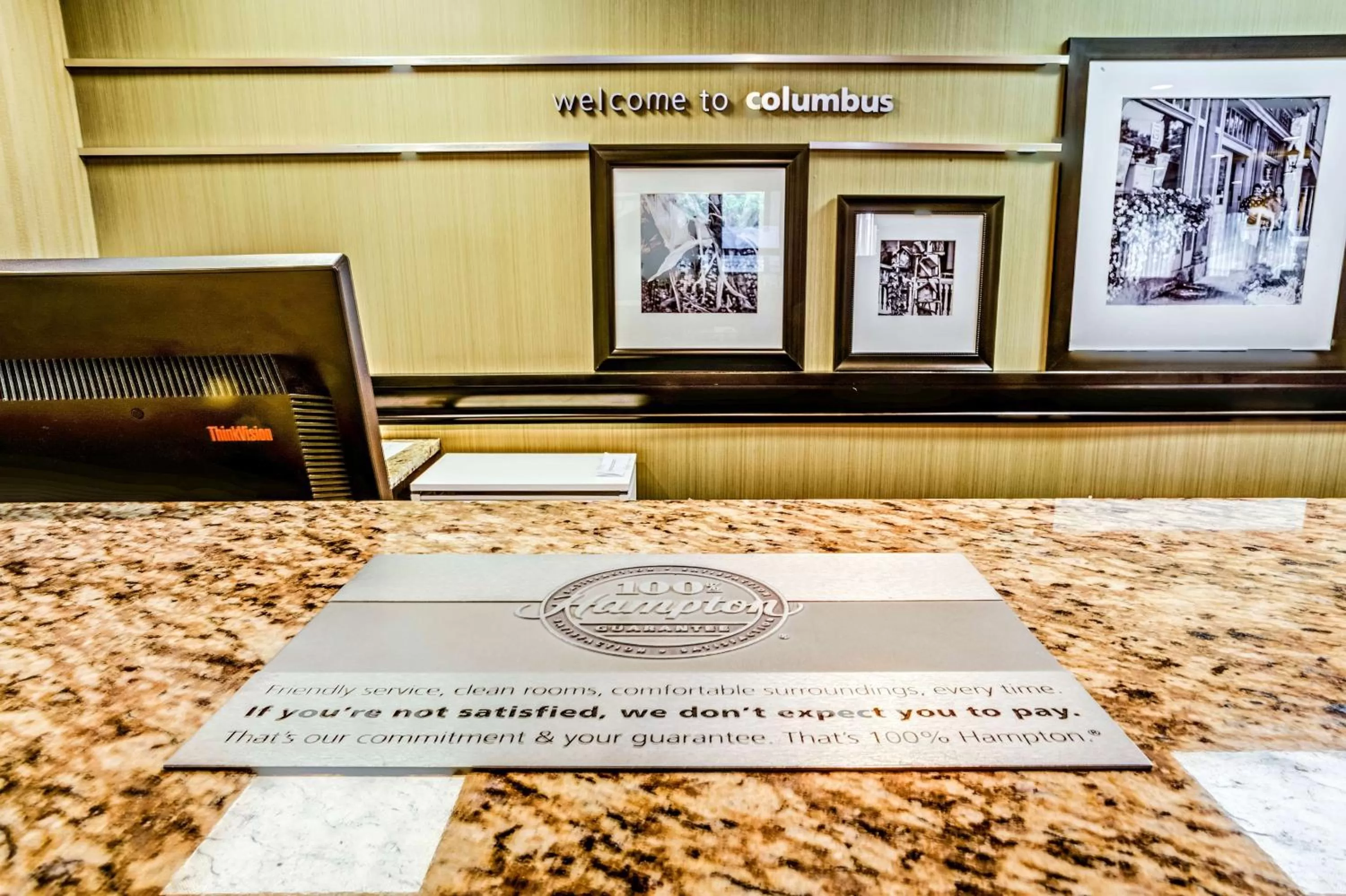Lobby or reception in Hampton Inn Columbus I-70E/Hamilton Road