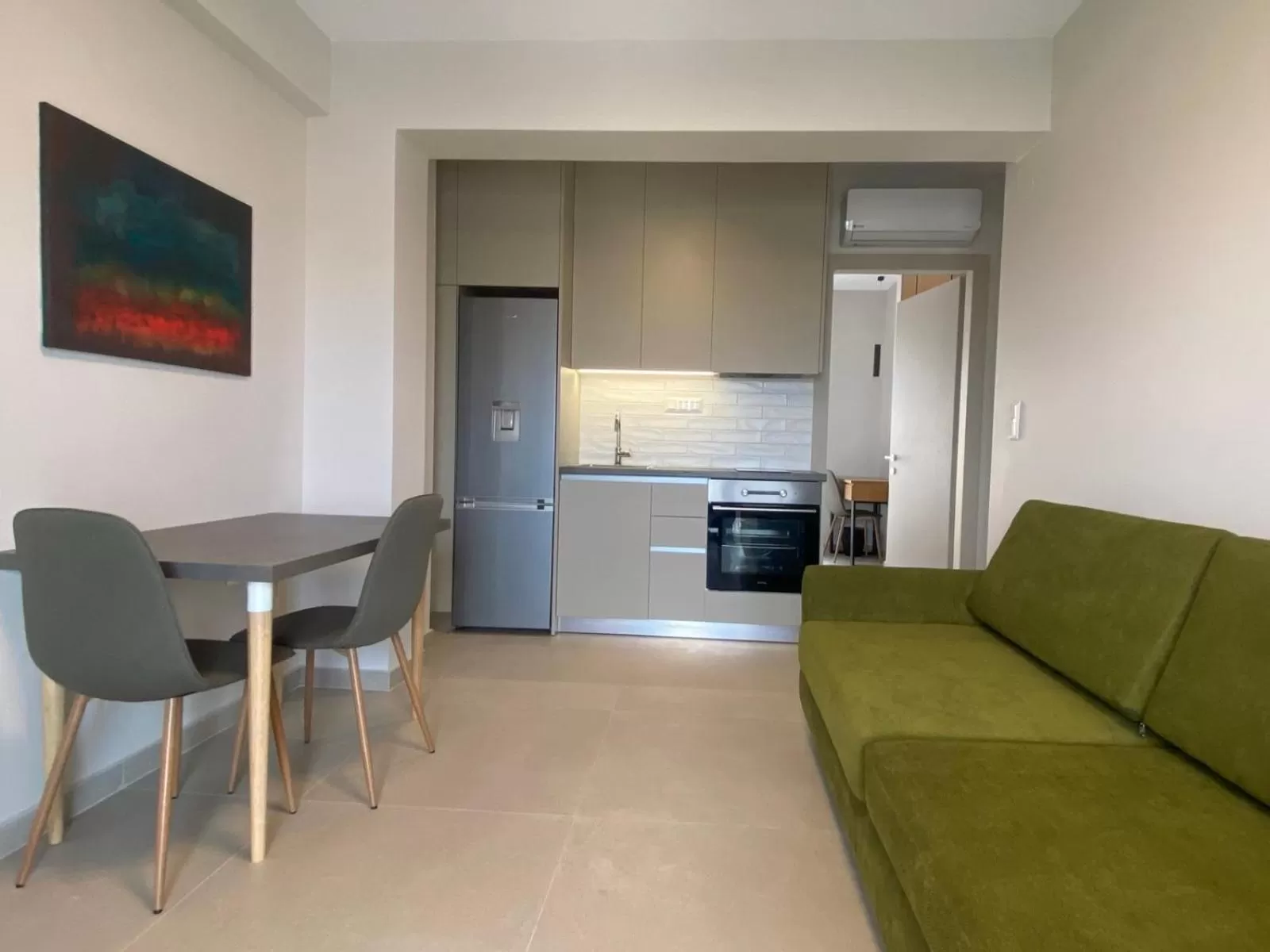 Kitchen or kitchenette in Toumba apartments