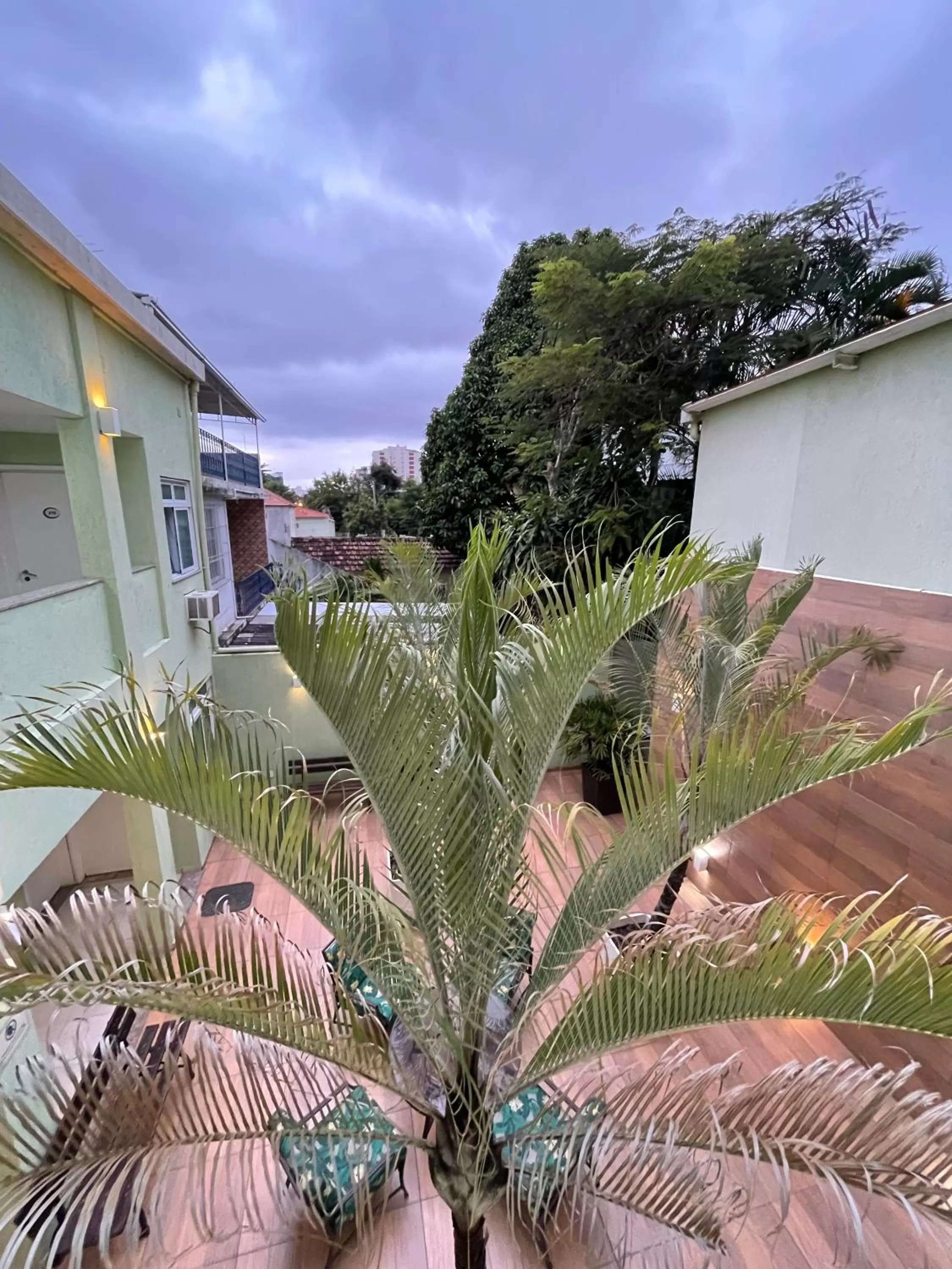 Inner courtyard view in Hotel Cantareira