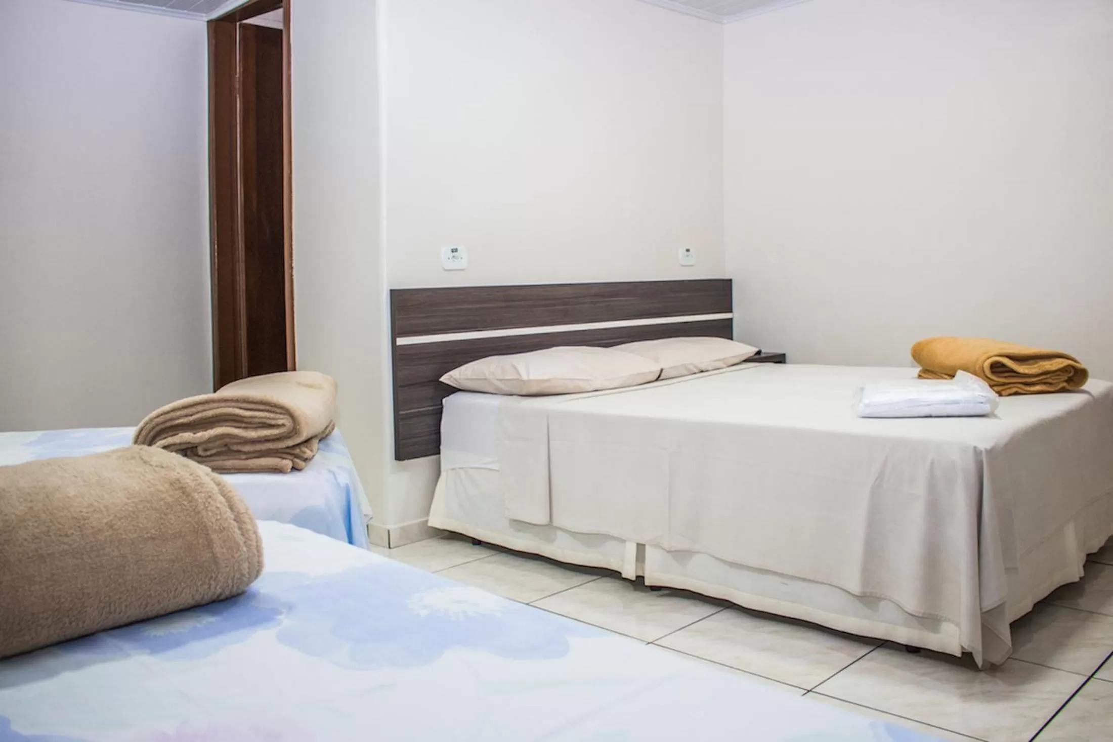 Bed in Hotel Paradizzo