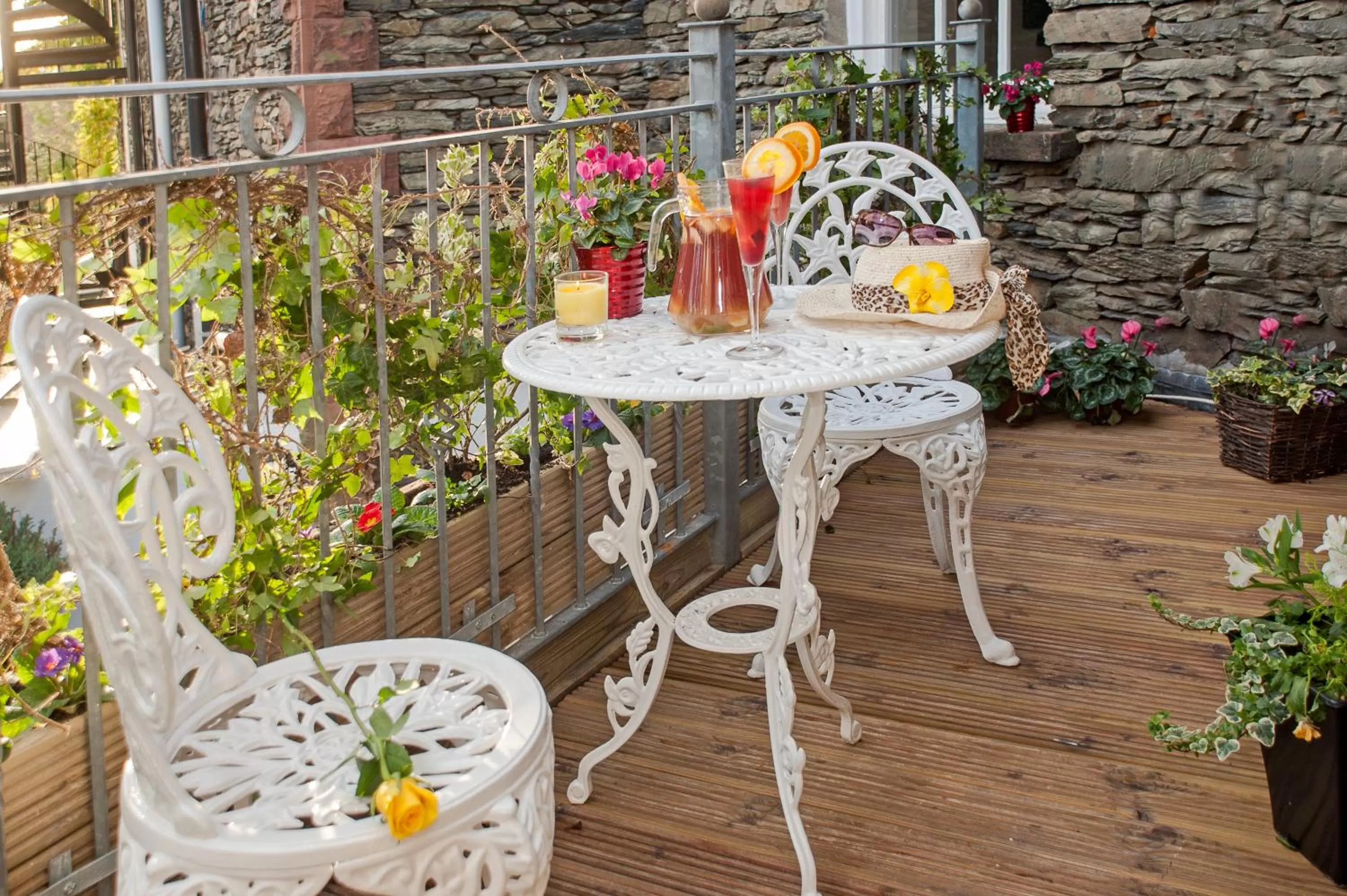 Patio in Windermere Boutique Hotel Spa Suites & Hot Tubs