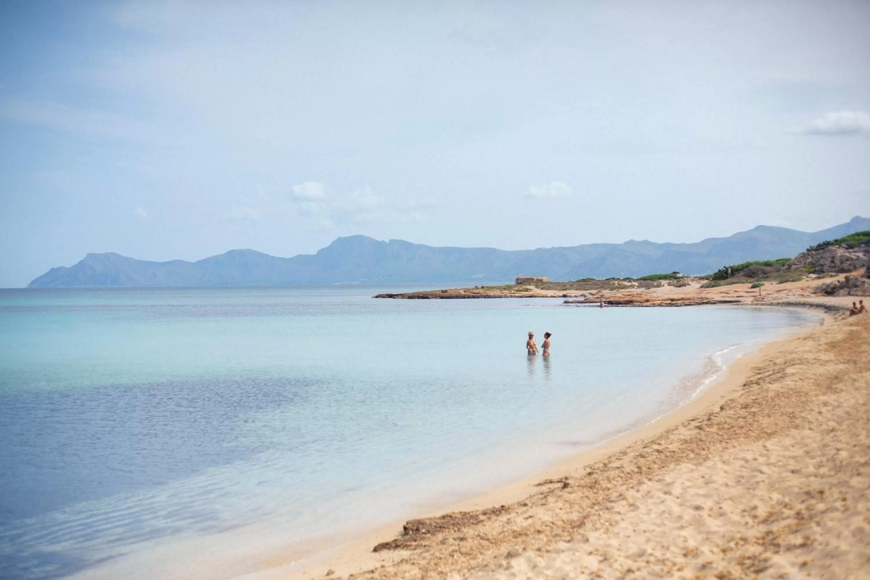 Beach in Hostal Blanca