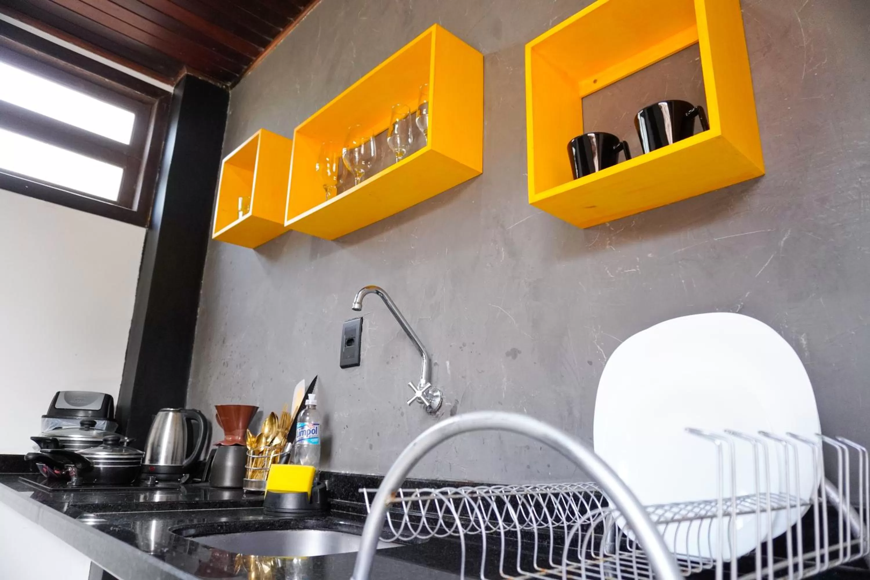 kitchen in Pousada Dunasol Floripa