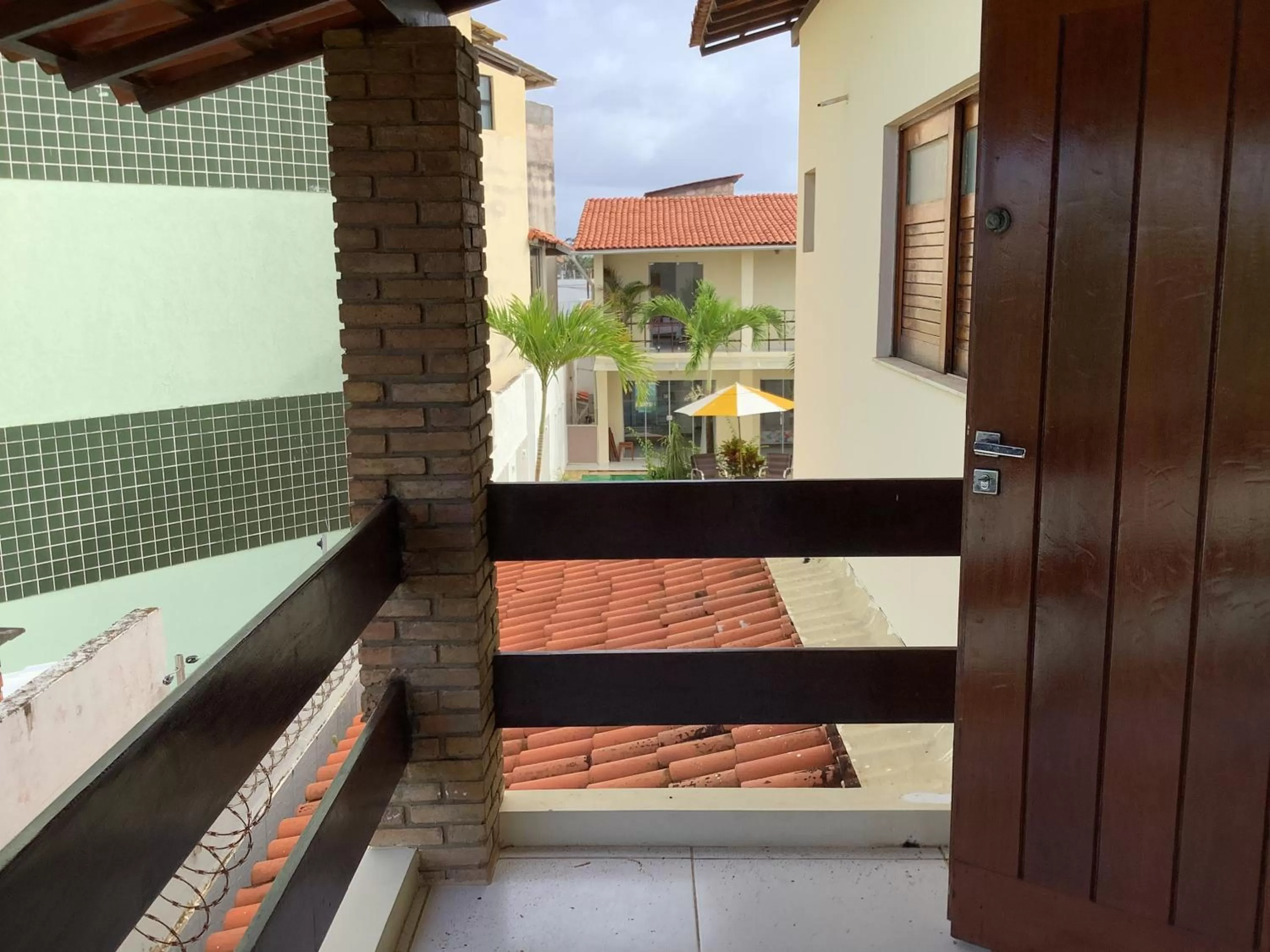 Balcony/Terrace in Pousada Villa Encantada LGBTQIAPlus