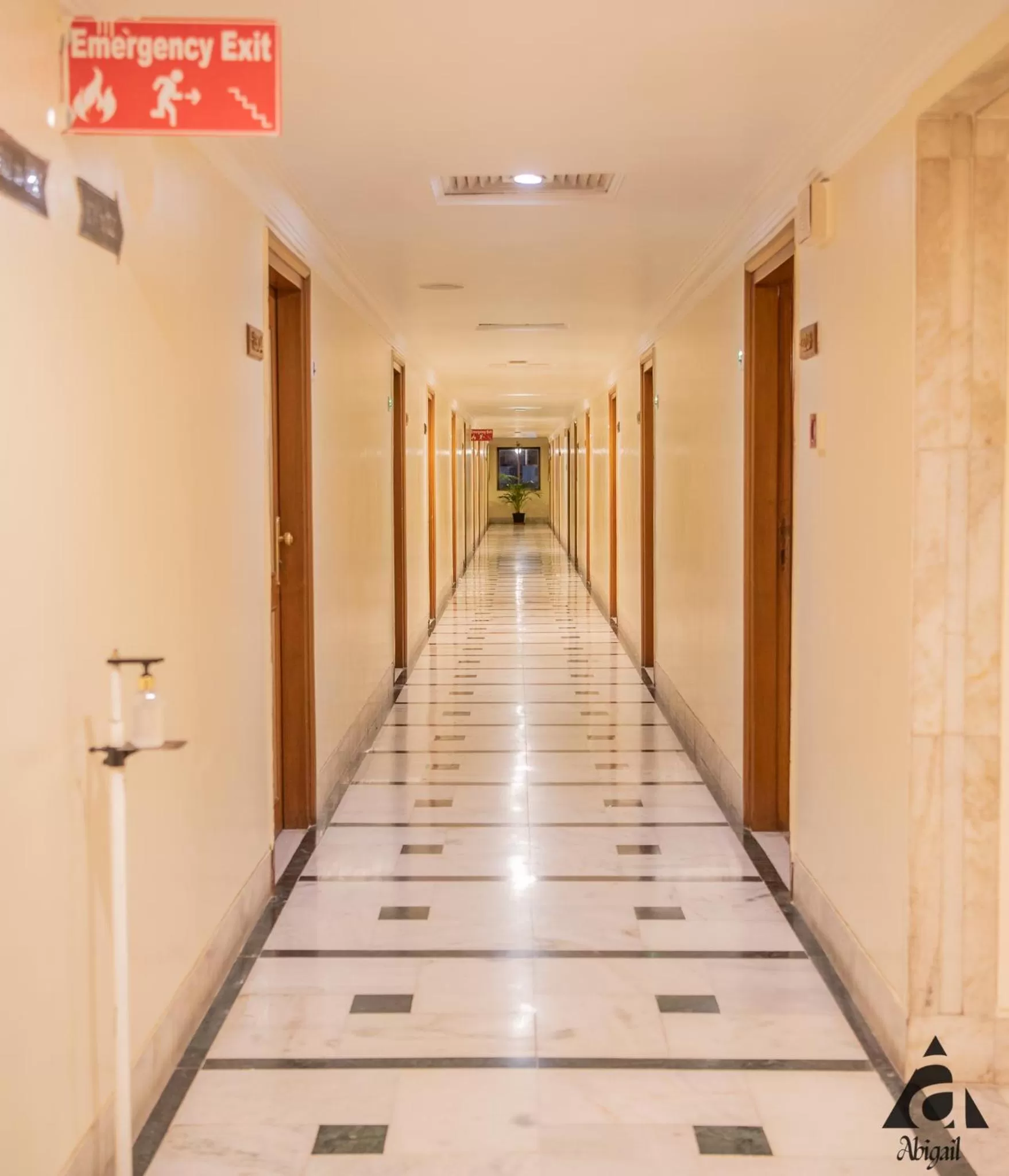 Floor plan in Hotel Abigail Goradia's