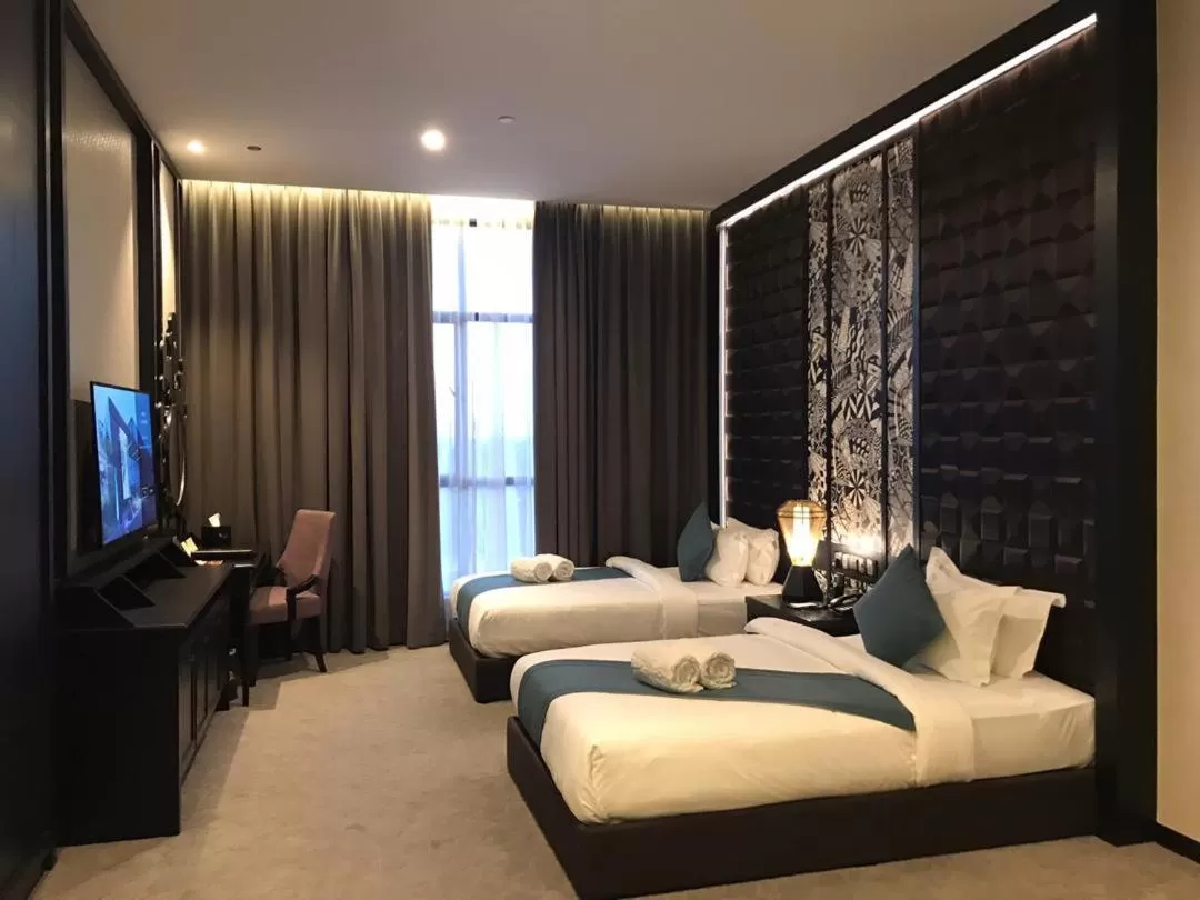 Bed in Vangohh Eminent Hotel & Spa