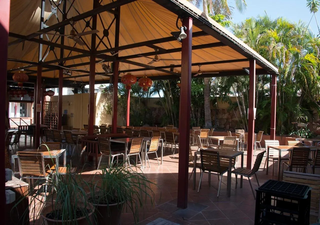 Patio in Roebuck Bay Hotel