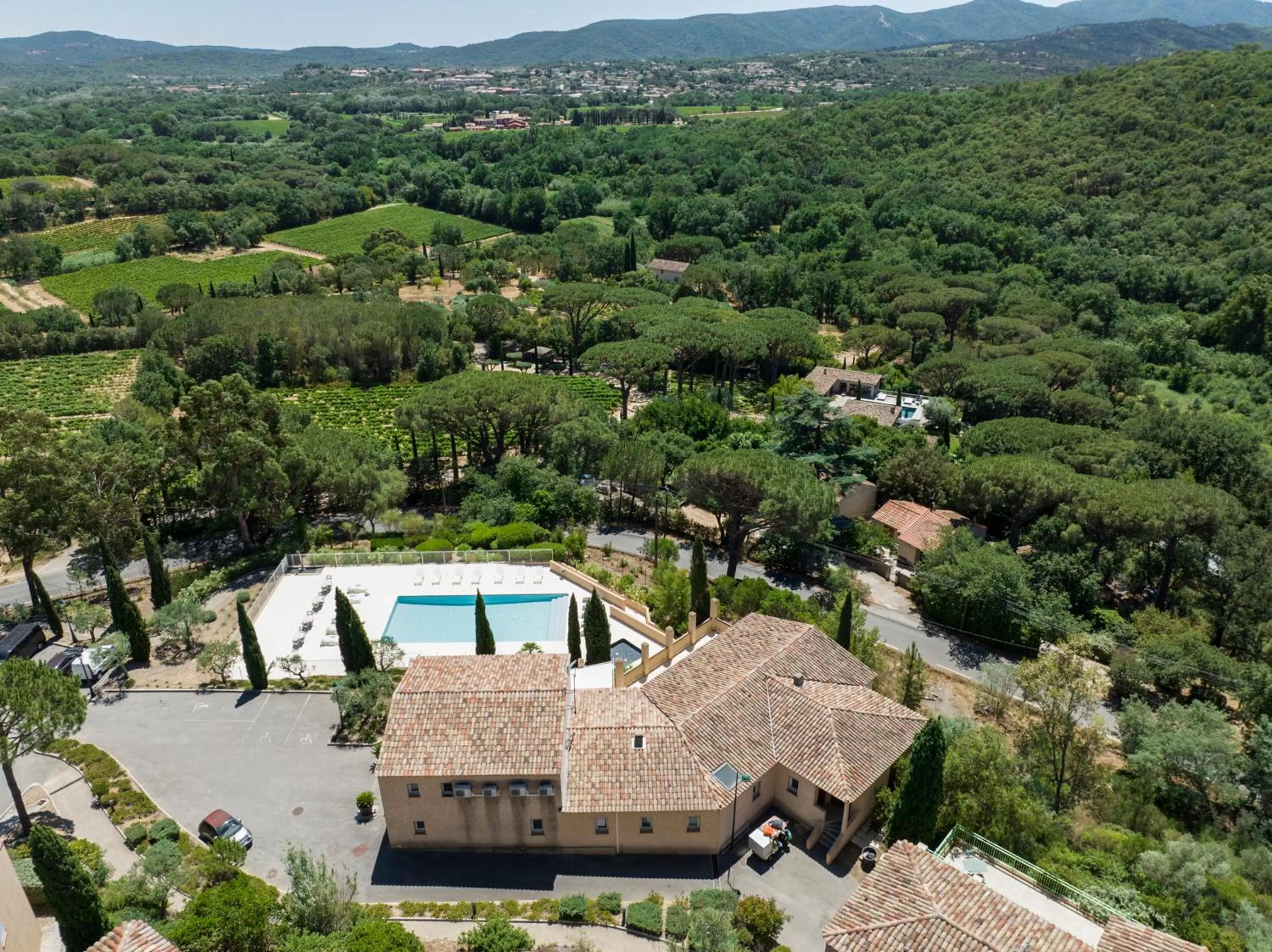 Bird's eye view in Garden & City Les Bastides de Grimaud