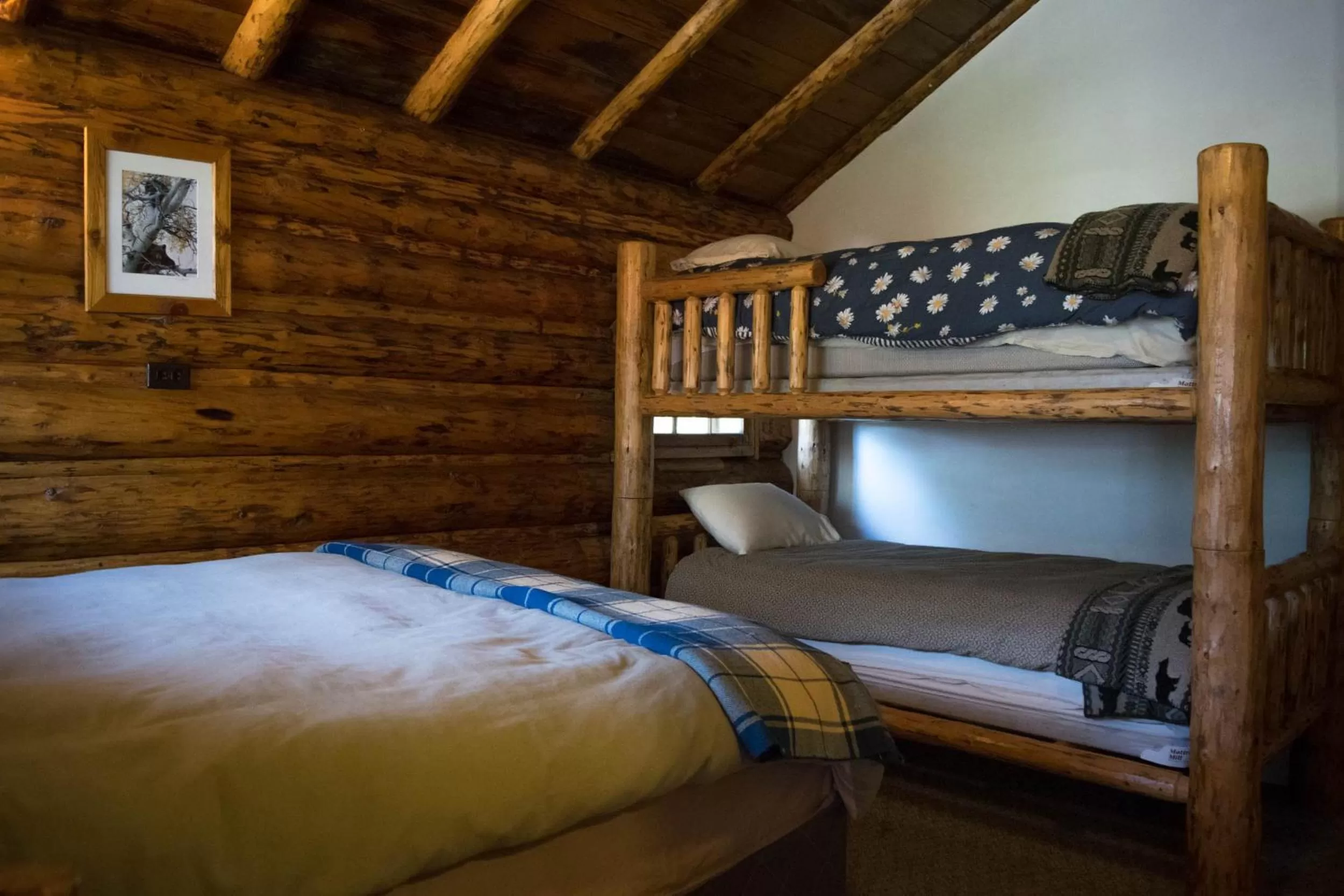 Bed in Silver Gate Lodging