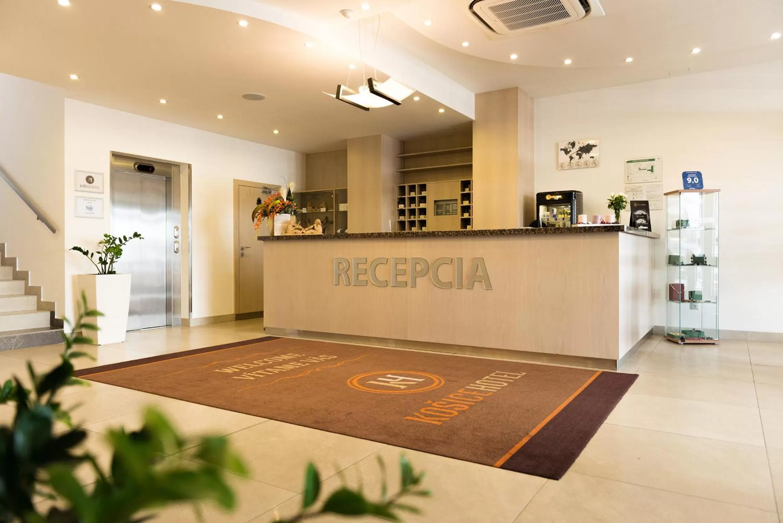 Lobby or reception in Košice Hotel