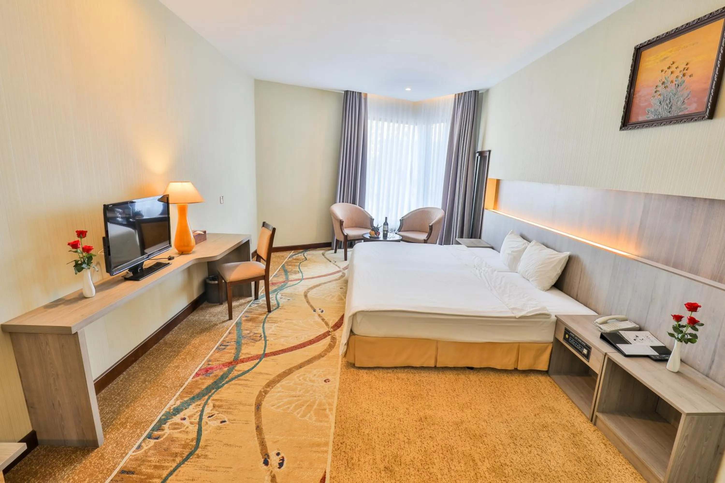 Bed in Saigon Quy Nhon Hotel