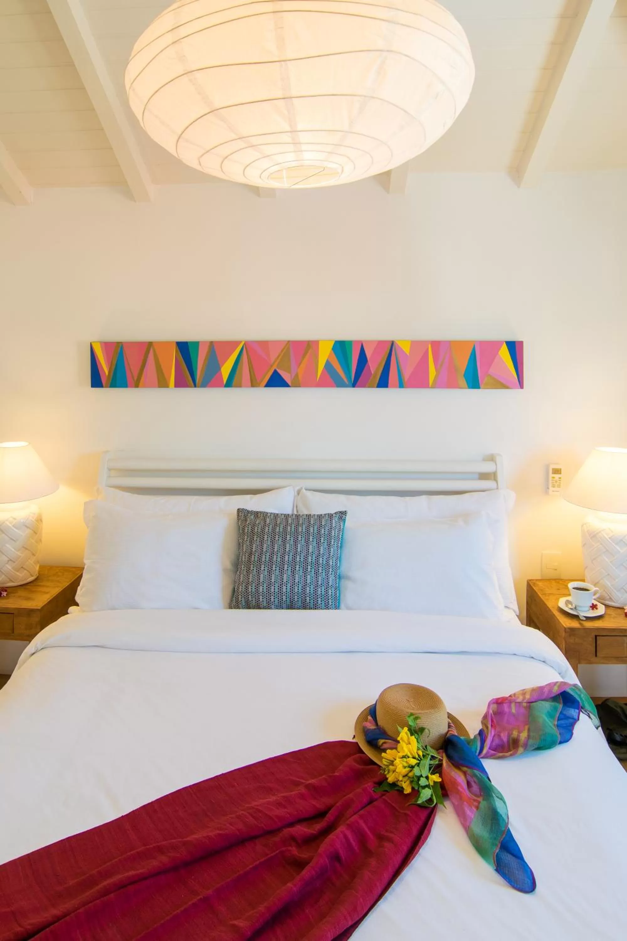 Bed in La Chimère Buzios Essence