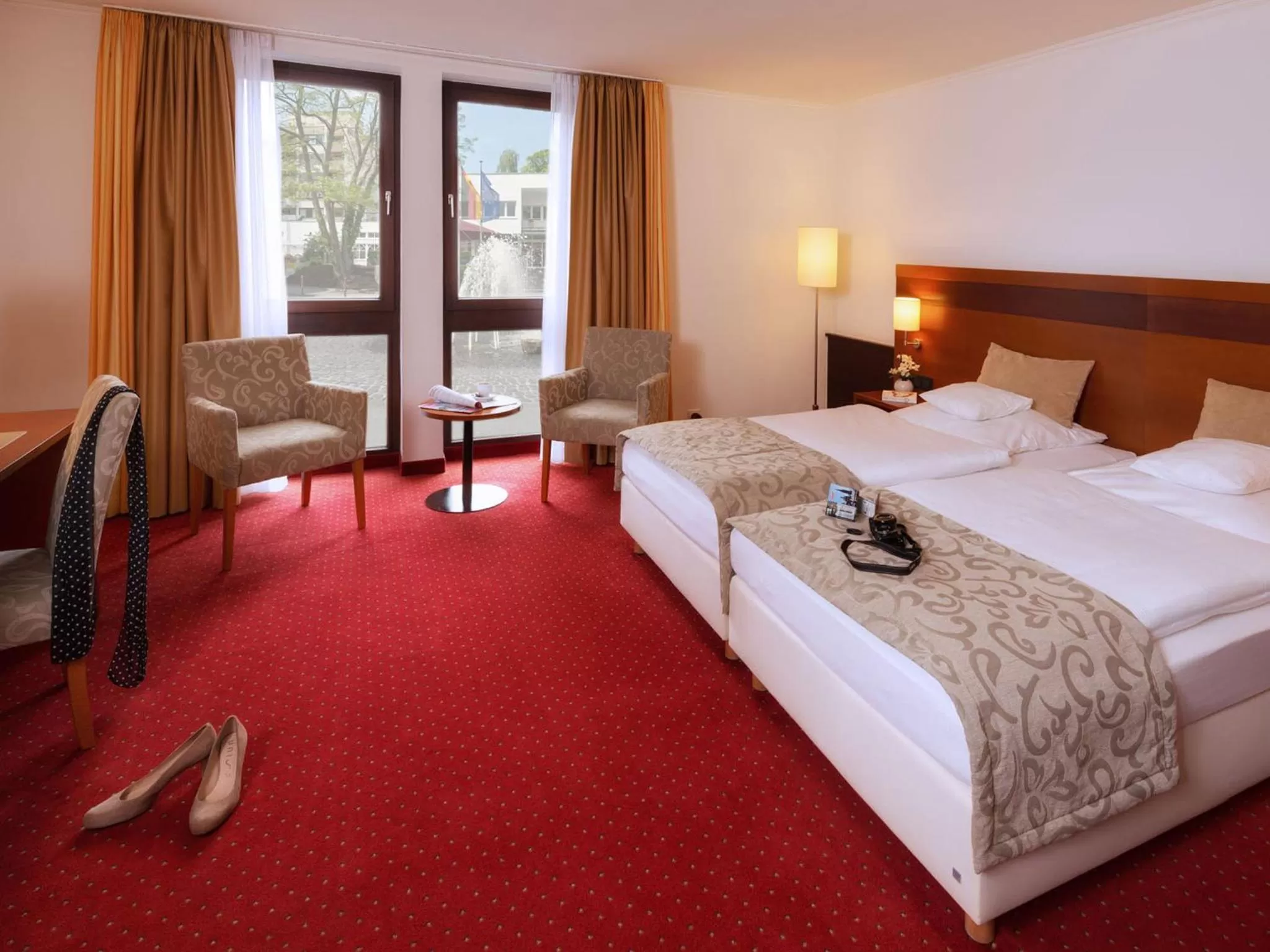 Bed in Hotel Am Rosenpark