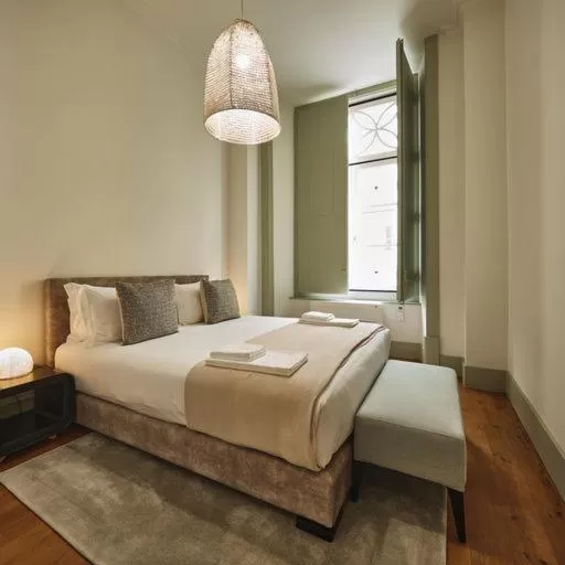 Bed in Look Living, Lisbon Design Apartments