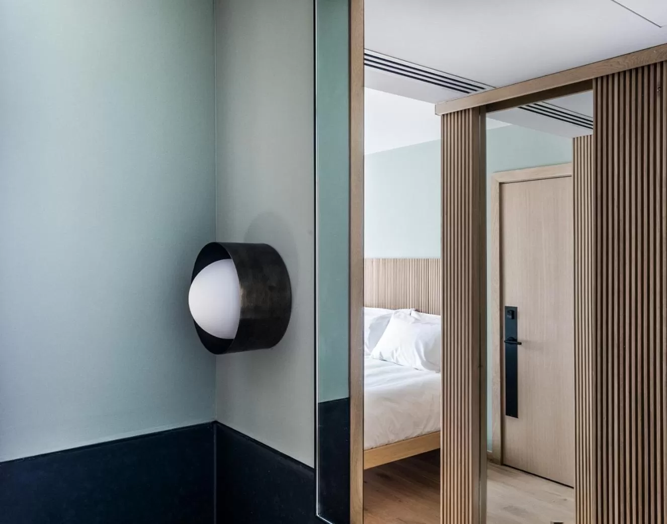 Bed in Mollie's Motel & Diner Oxfordshire