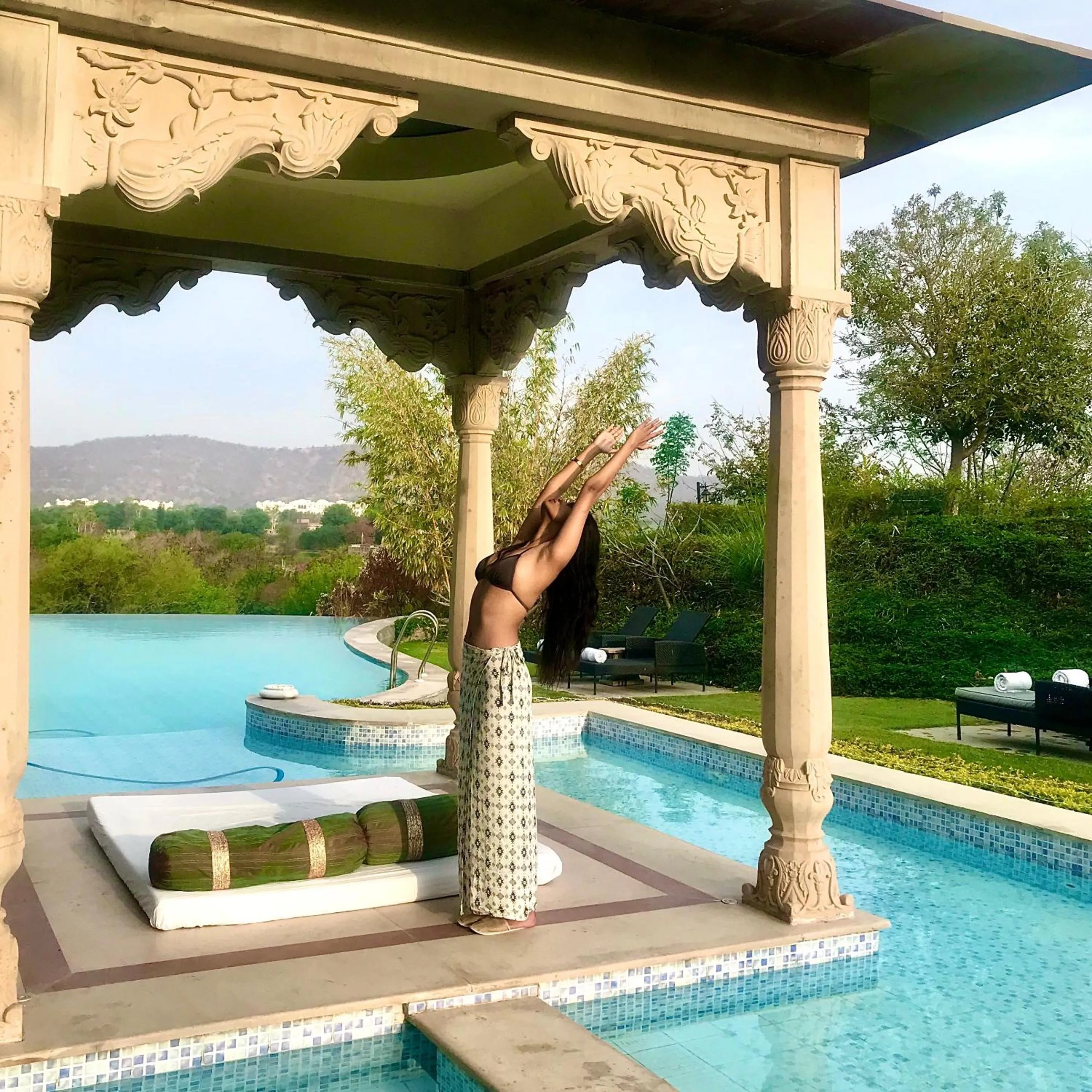 Swimming pool in Tree of Life Resort & Spa Jaipur