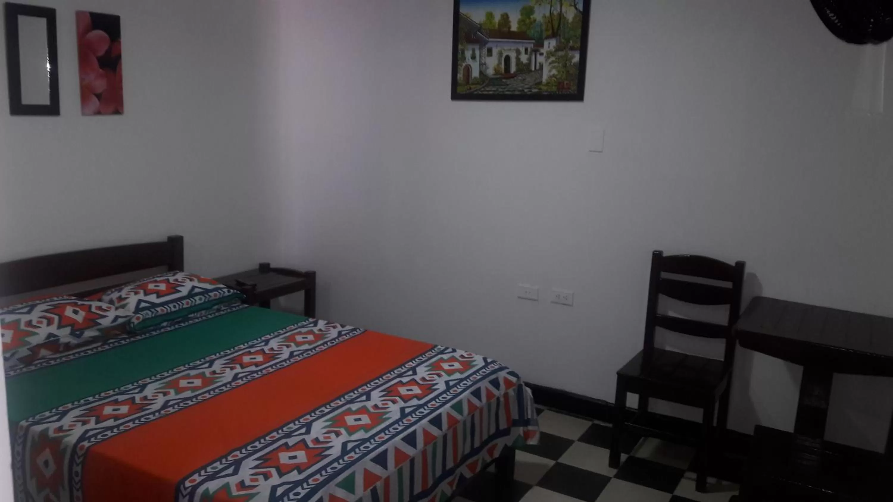 Bed in Hospedaje Santa Bárbara