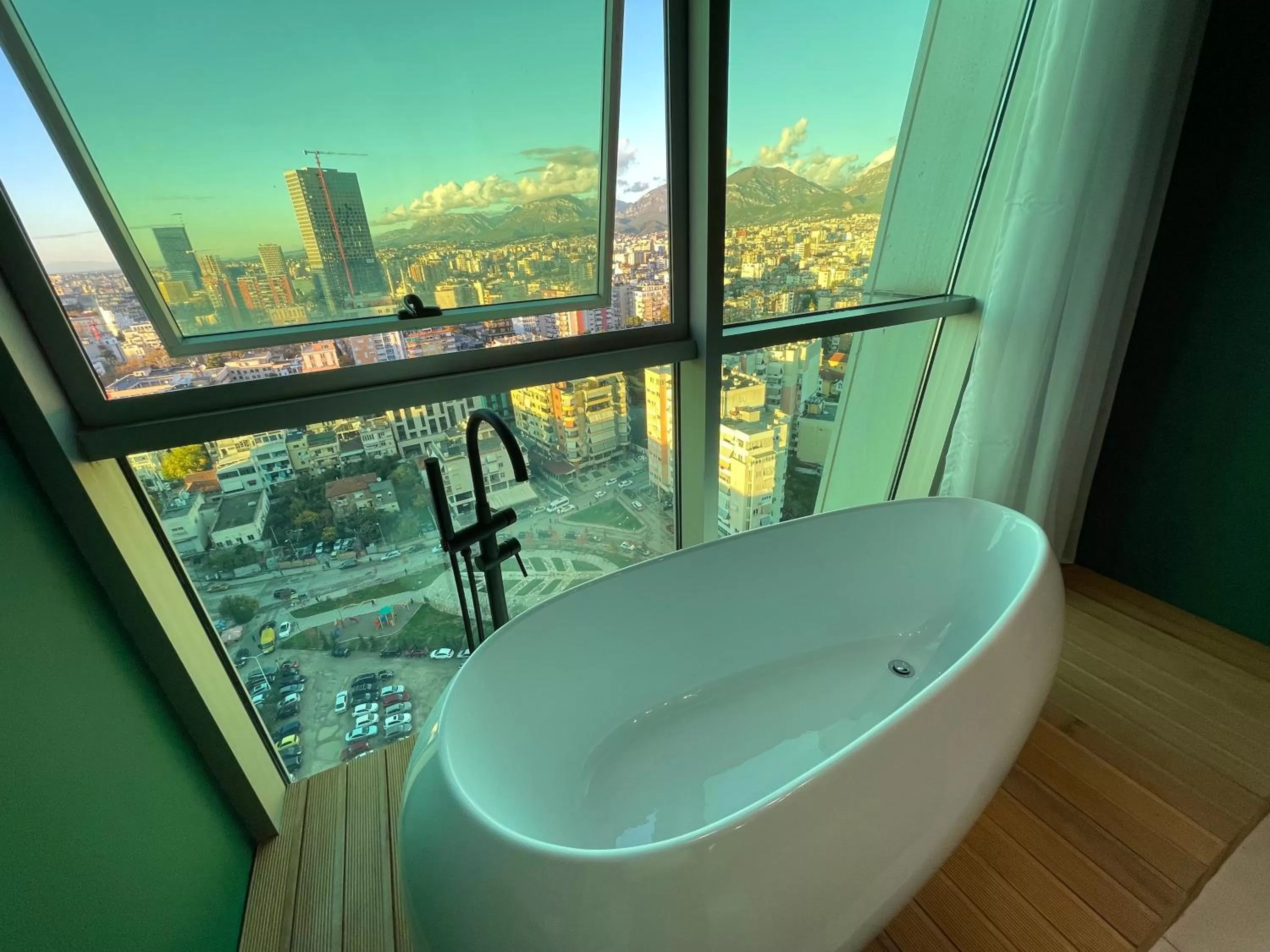 City view, Bathroom in Ambassador Skyline Apartments