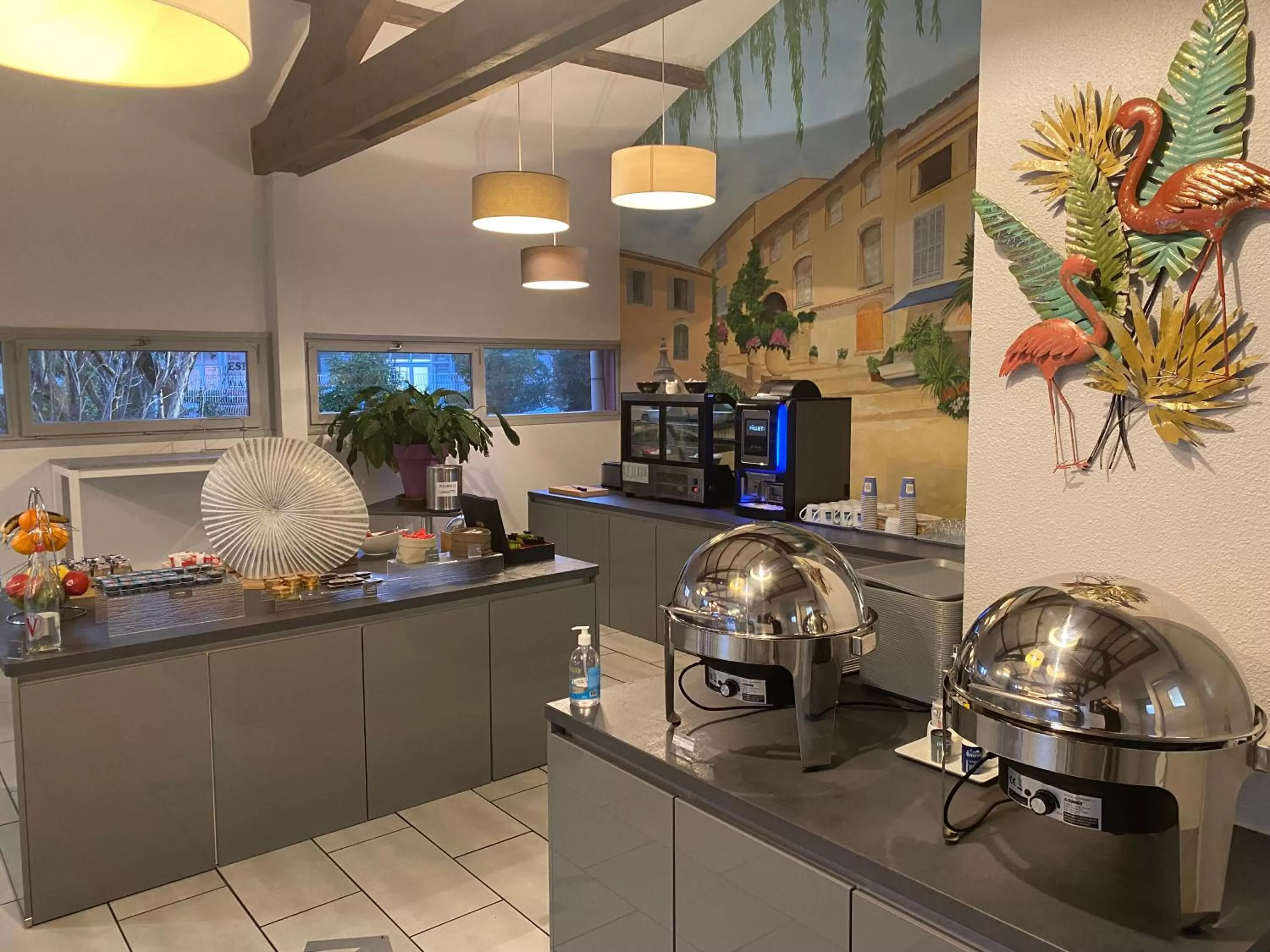 Buffet breakfast in Kyriad Montpellier Aéroport - Gare Sud de France