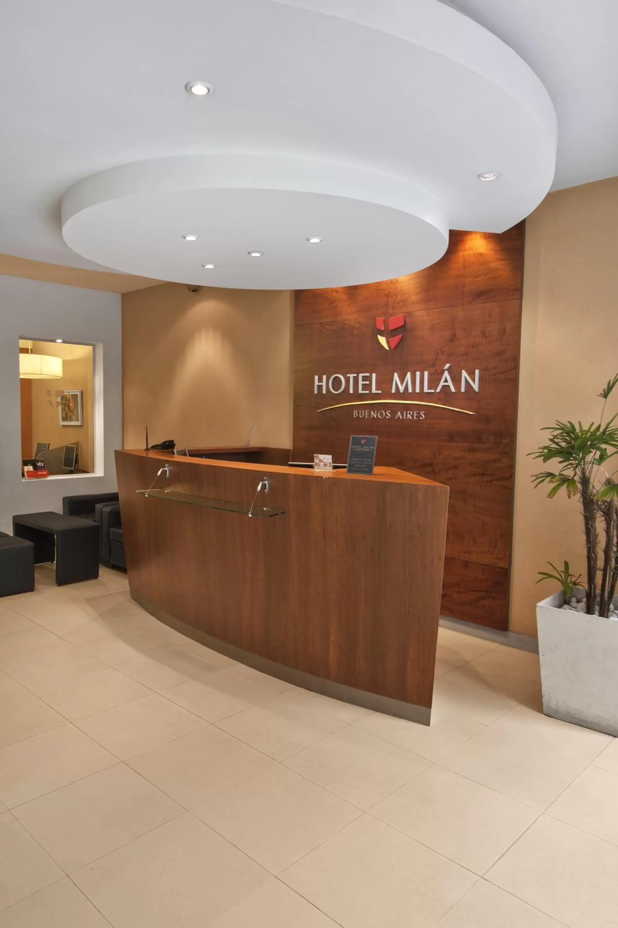 Lobby or reception in Hotel Milan