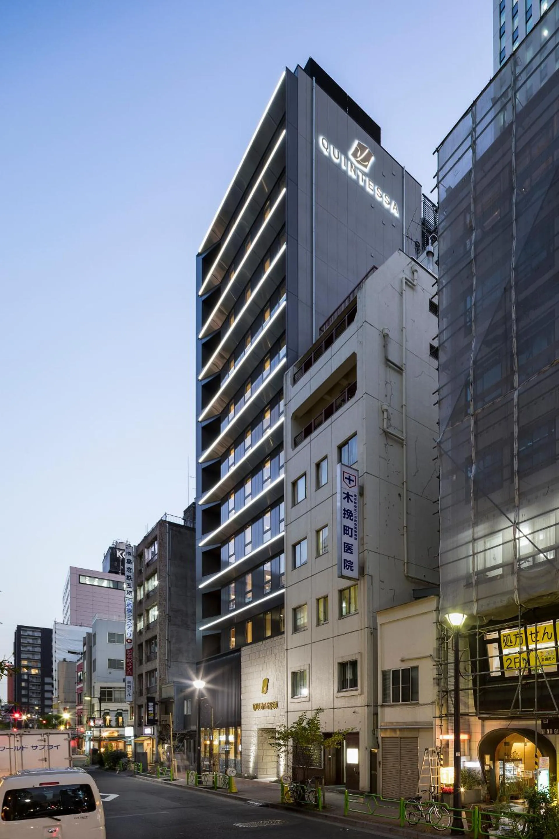 Property building in Quintessa Hotel Tokyo Ginza