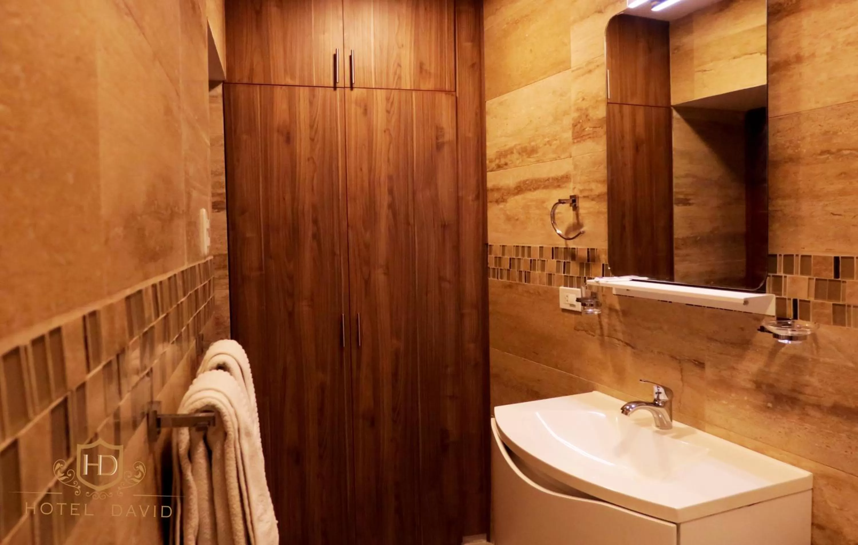 Bathroom in Hotel David