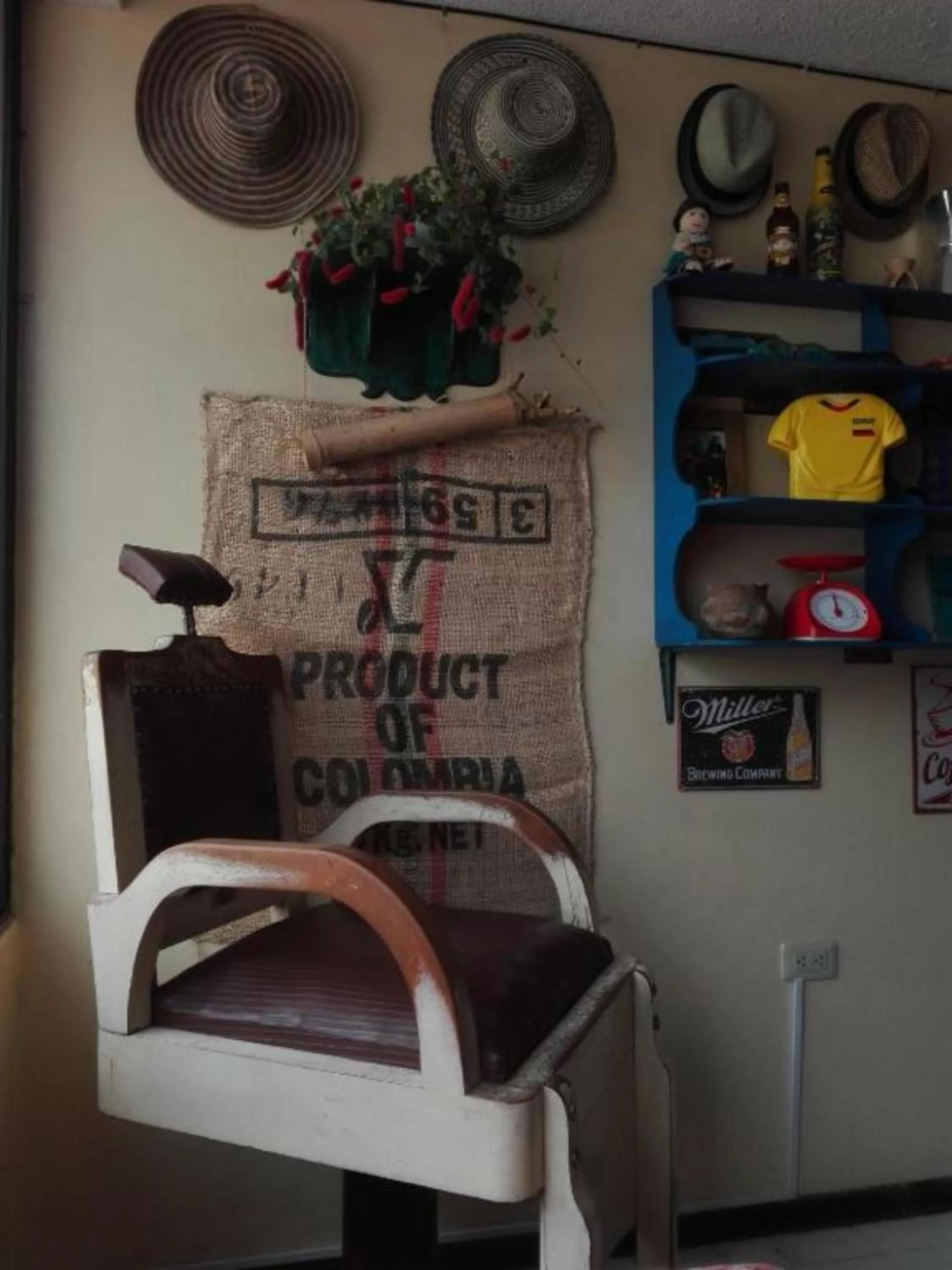 Decorative detail, Seating Area in Flying Donkey