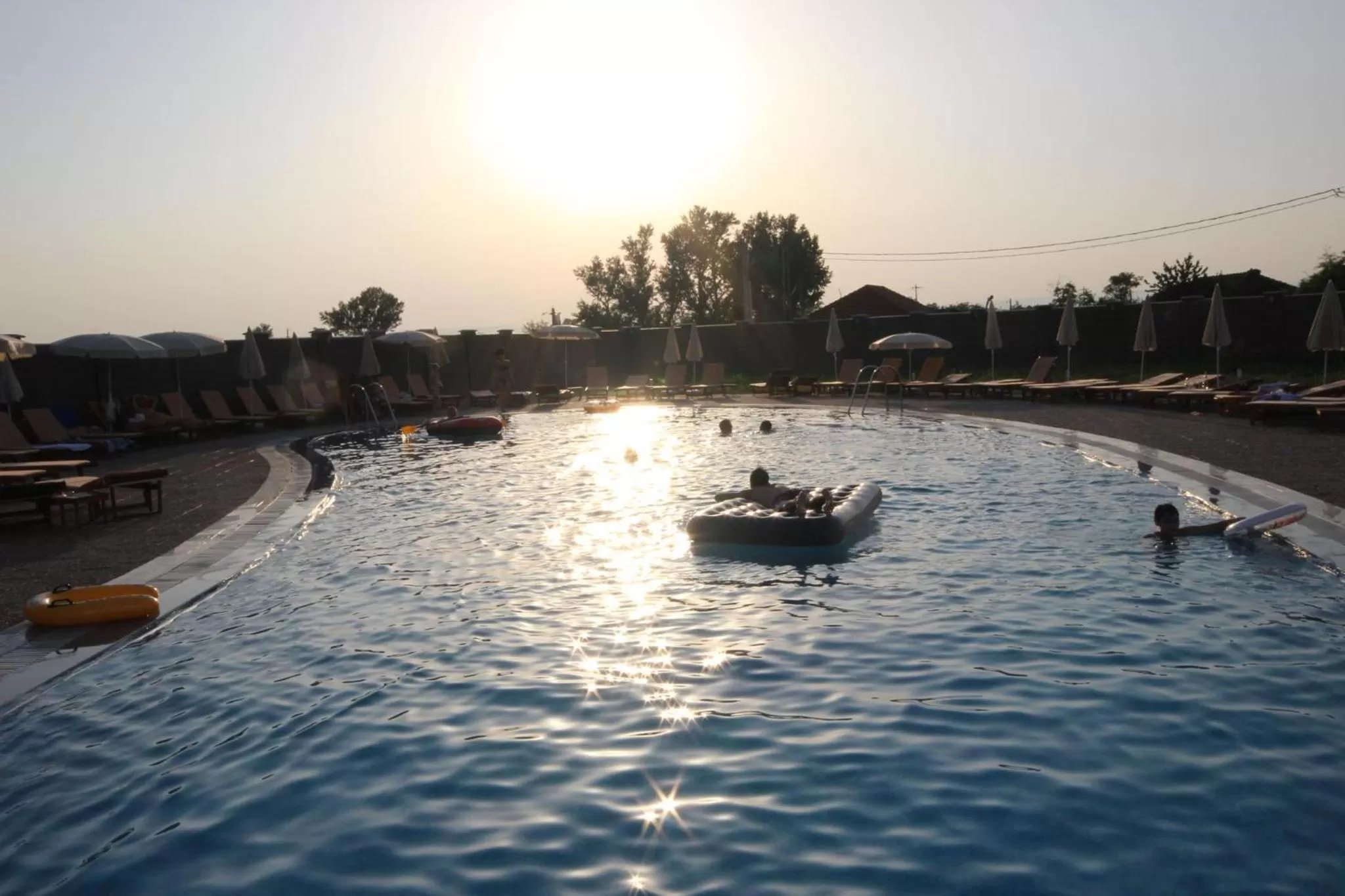 Night, Swimming Pool in Hotel Eden