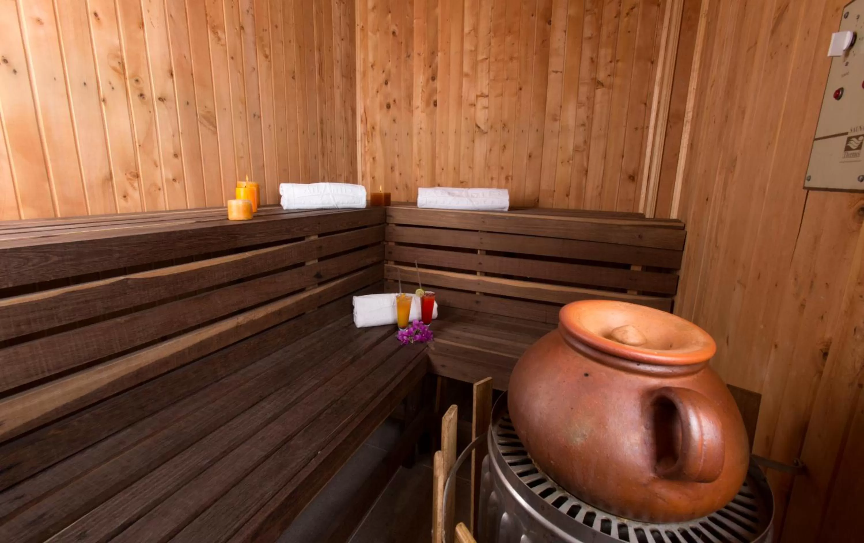 Sauna in Atlantis Plaza Hotel Cúcuta