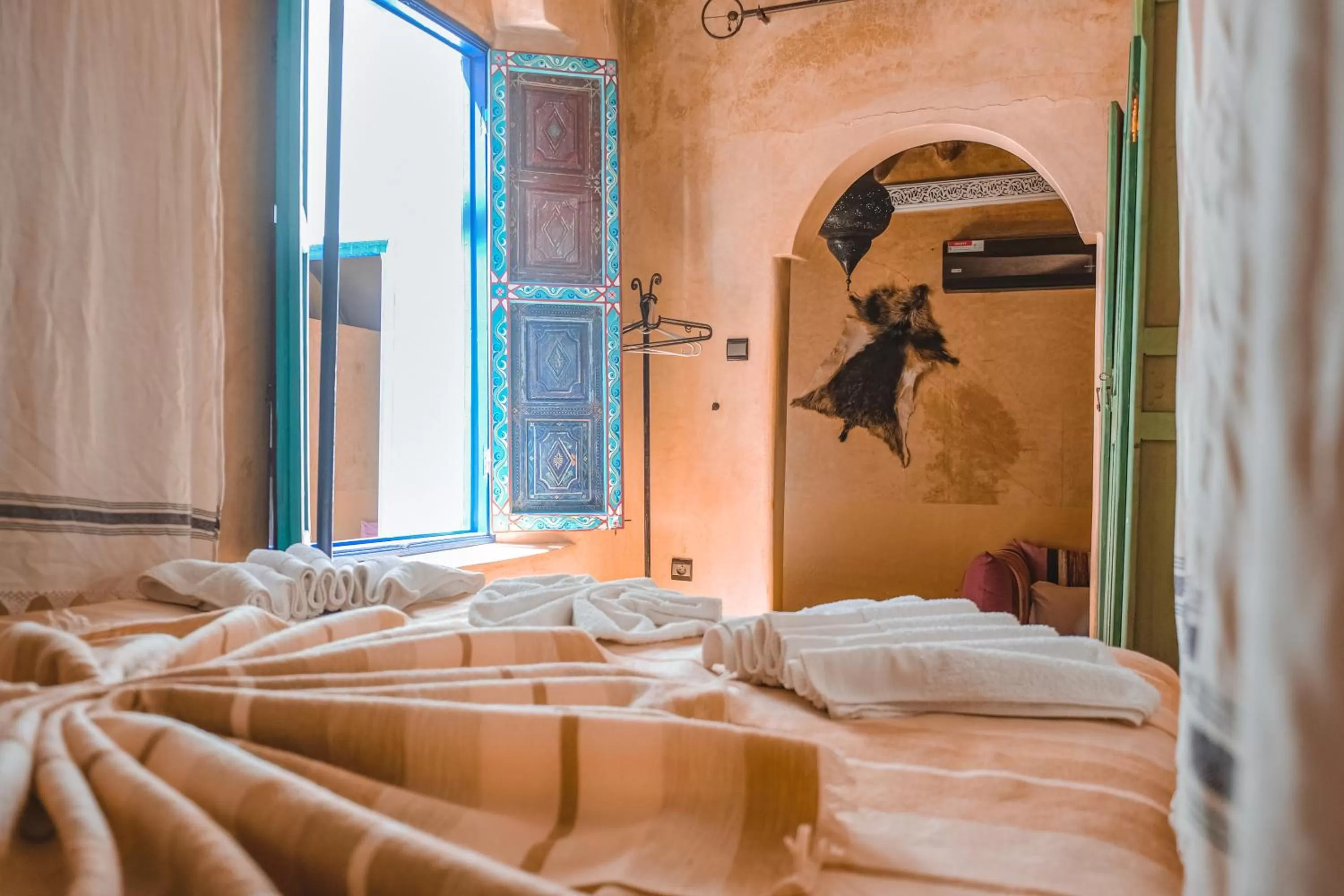 Bed in Héritage Lalla Aicha et SPA