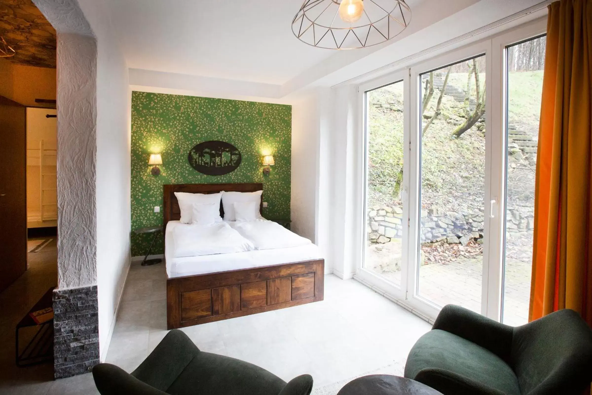 Family Room (2 Adults + 2 Children) in Hotel Hüttenmühle Hillscheid Family Room (2 Adults + 2 Children) in Hotel Hüttenmühle Hillscheid