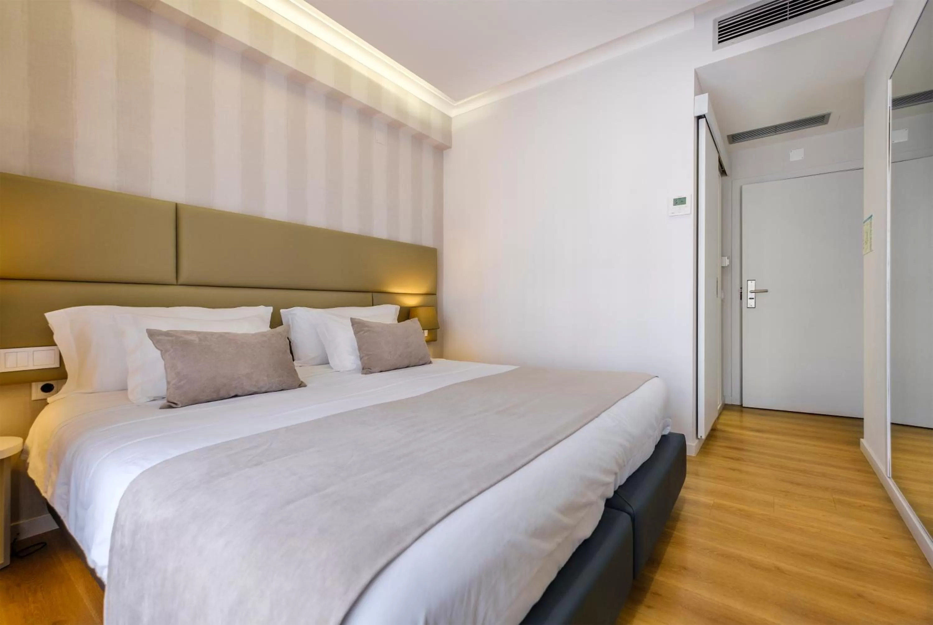 Decorative detail, Bed in Hotel Rosa Mística by Umbral