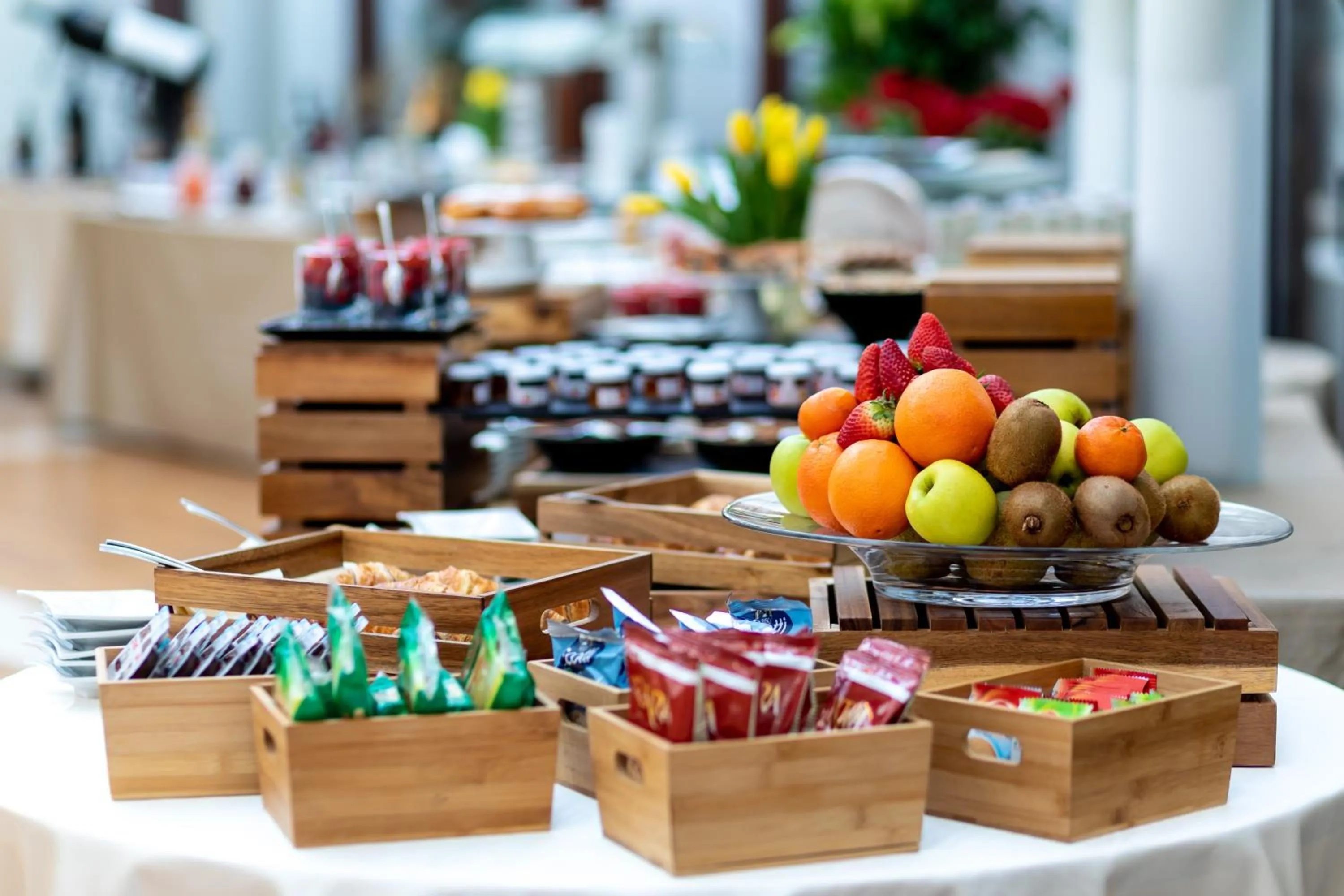 Buffet breakfast in Hotel Le Premier