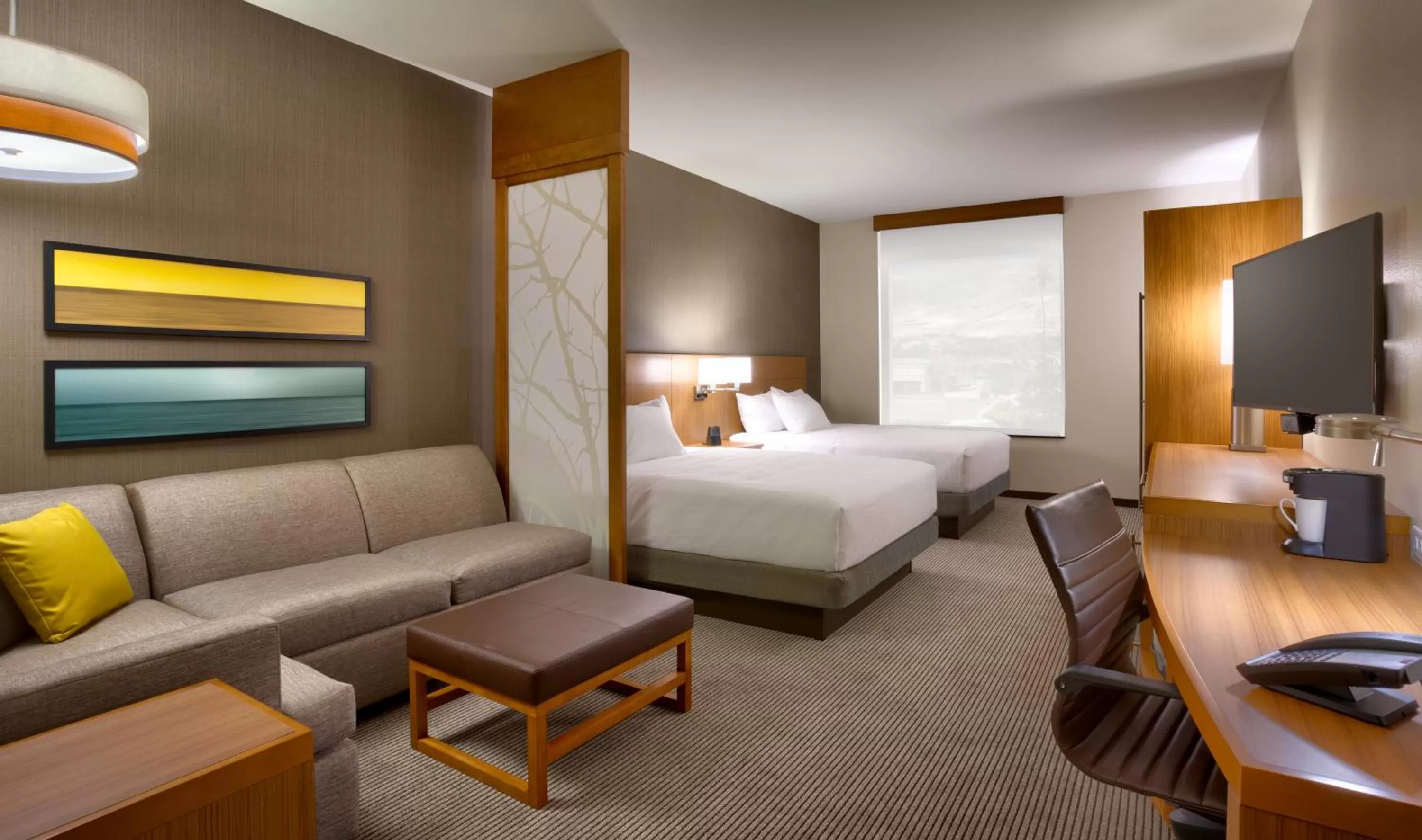 Queen Room with Two Queen Beds and Bath Tub - Disability Access in Hyatt Place Salt Lake City Farmington Station Park