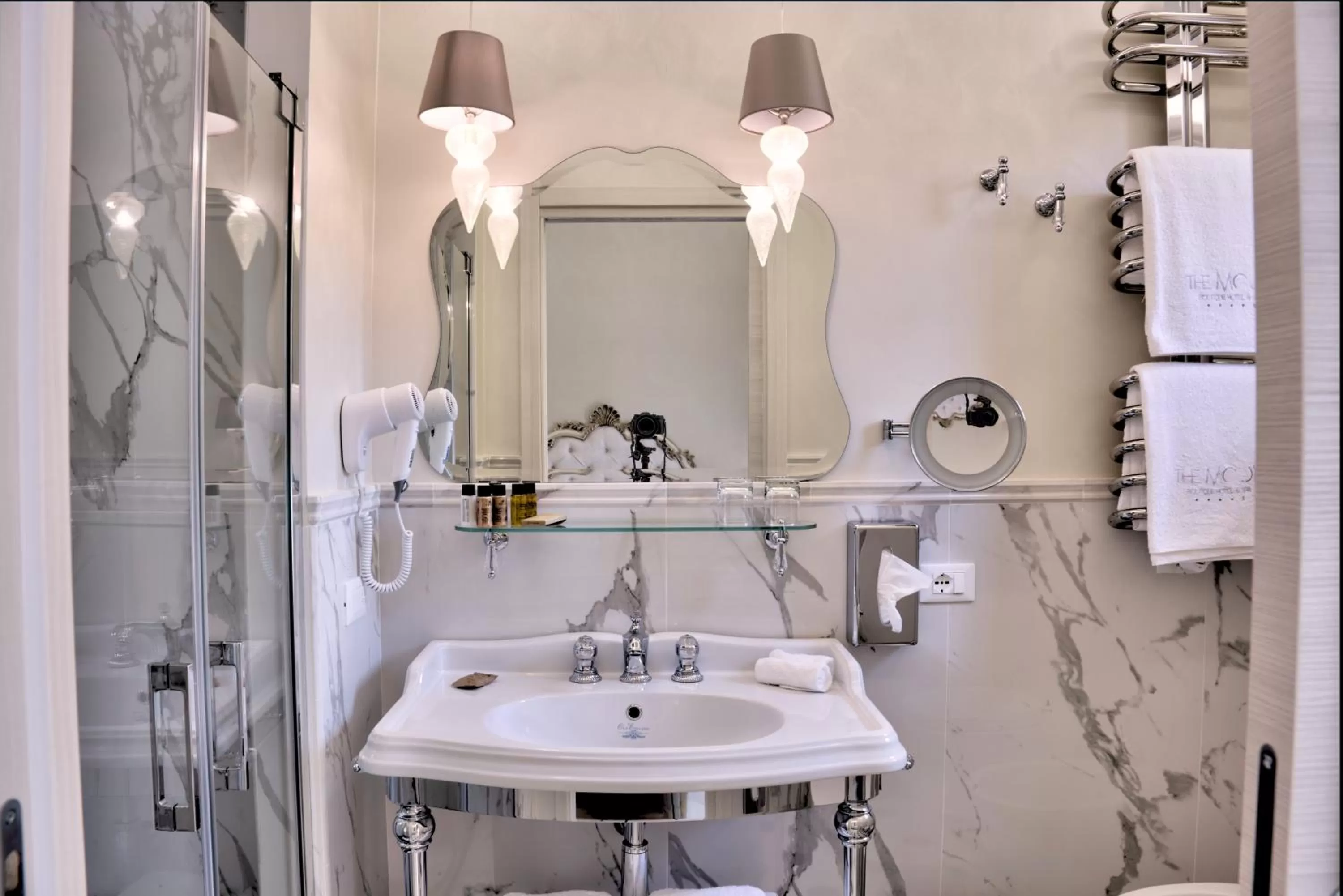 Shower in The Moon Boutique Hotel & Spa