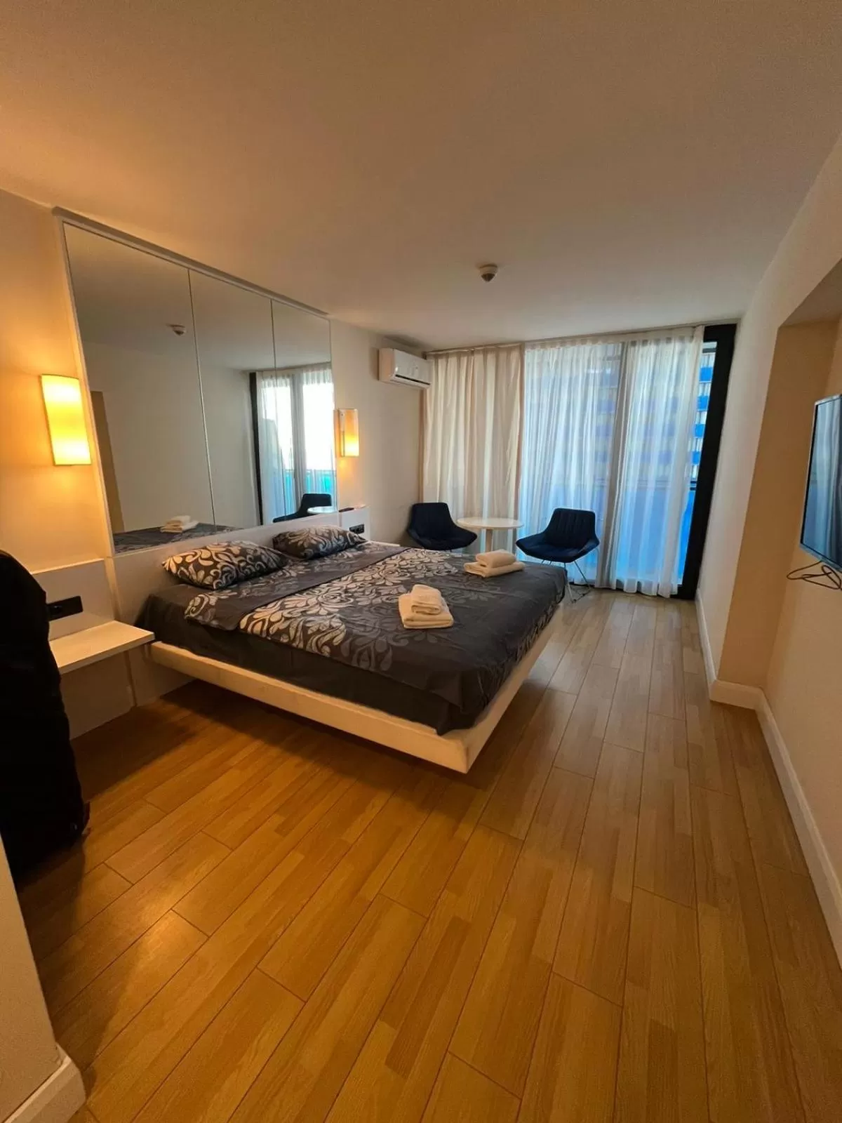 Bed in Batumi Orbi City Wonderful Sea View