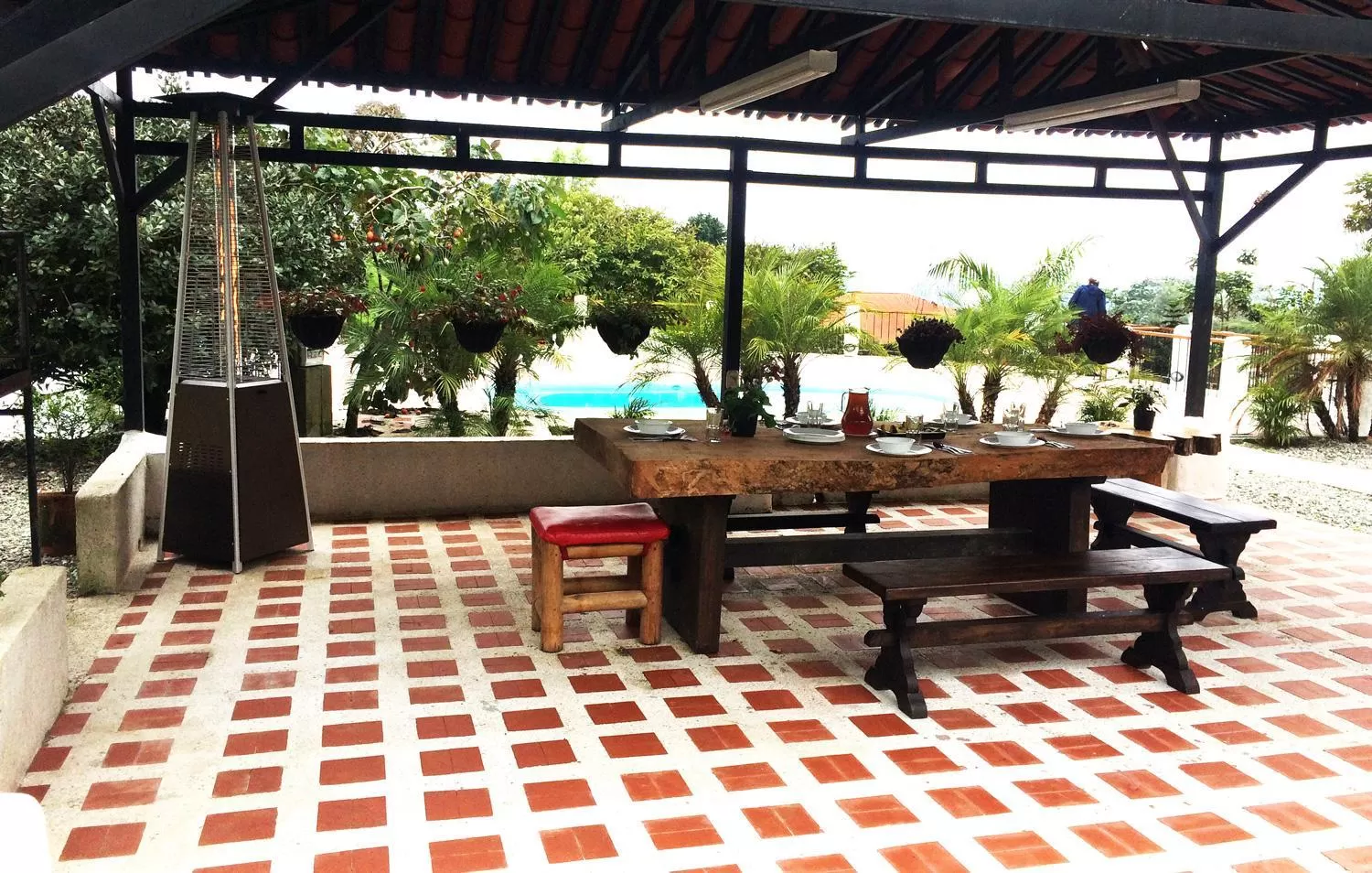 Dining area, Restaurant/Places to Eat in Finca Campestre La Adelita B&B