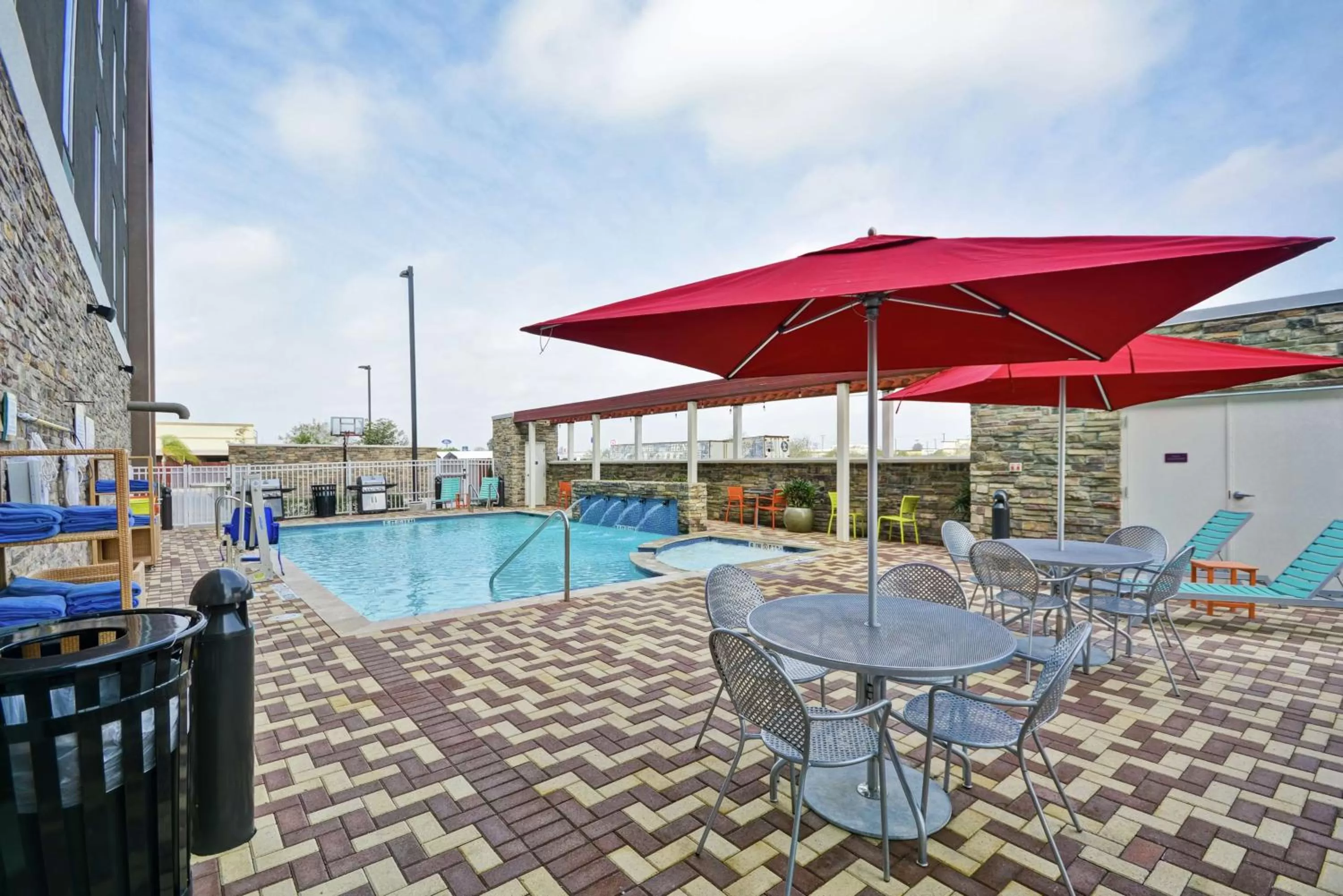 Pool view in Home2 Suites by Hilton Brownsville