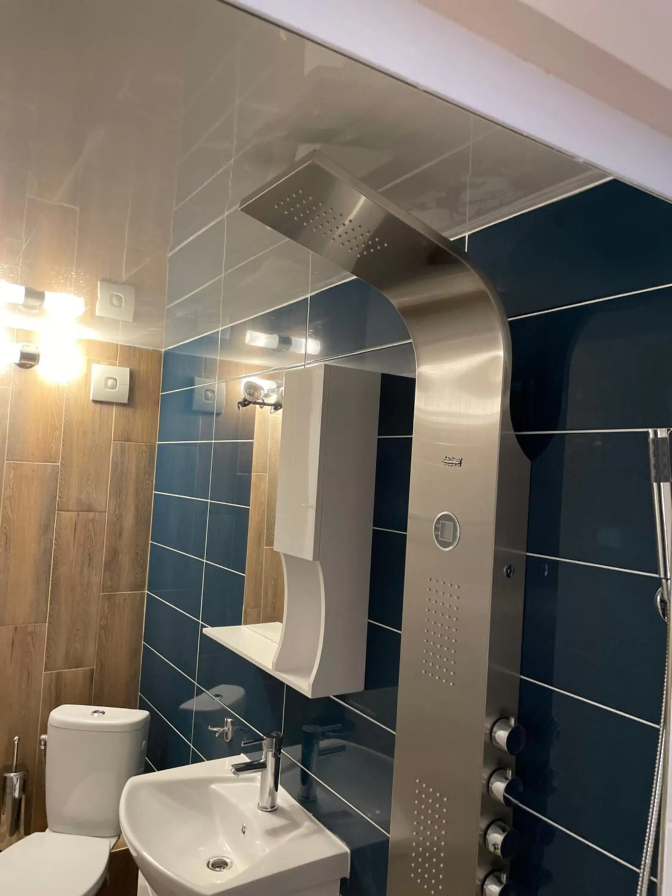 Bathroom in Family Hotel Malibu