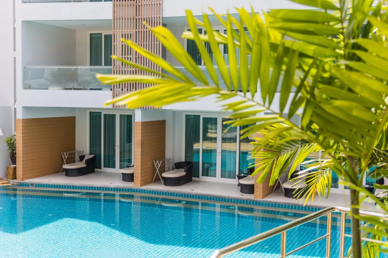 Pool view in The L Resort, Krabi