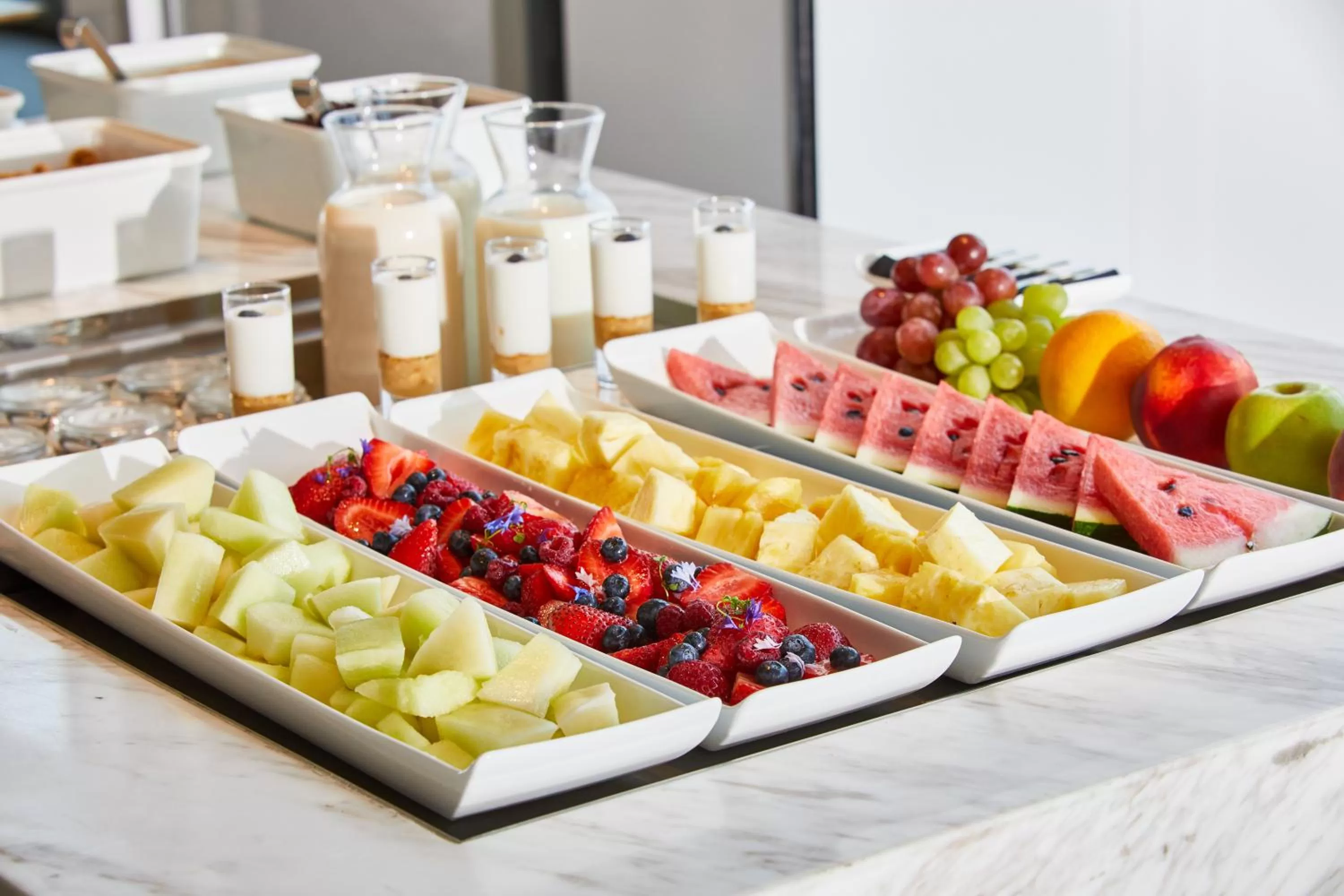 Buffet breakfast in AC Hotel by Marriott Santiago Cenco Costanera